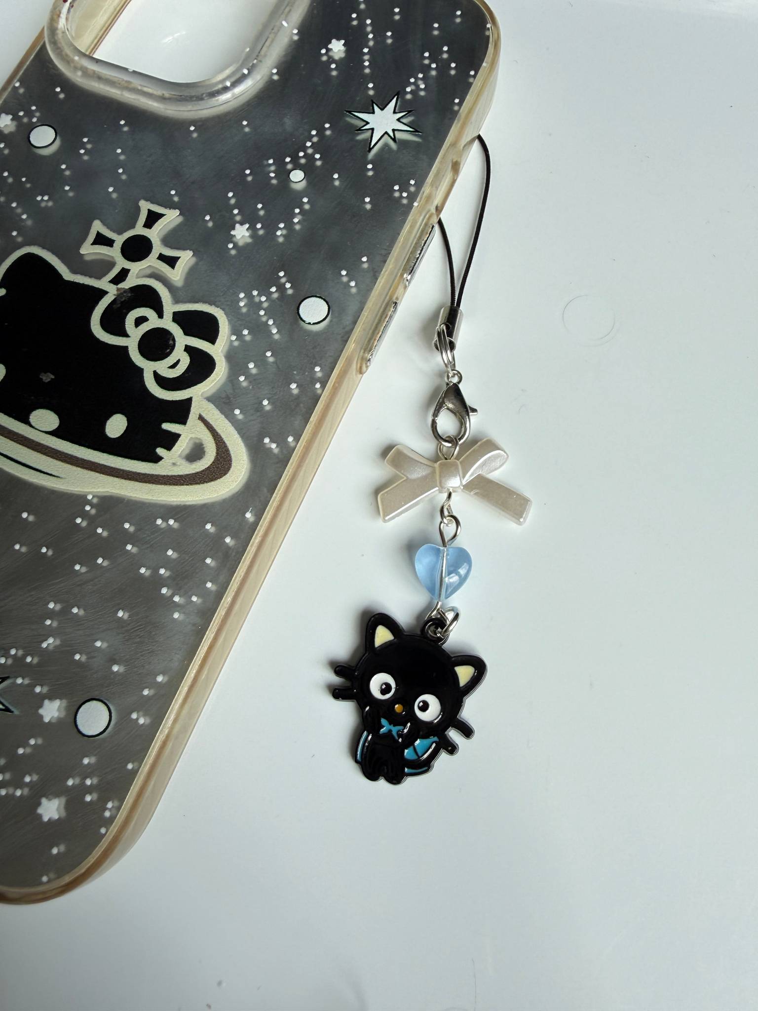 Chococat Inspired Kawaii Phone Charm Beadsbylillixx