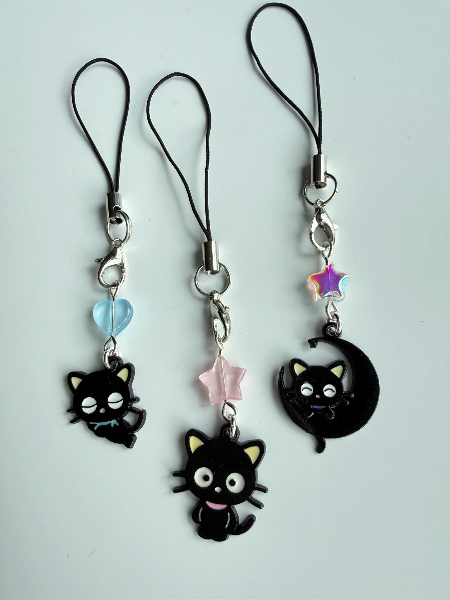 Chococat Inspired Kawaii Phone Charm, Whimsical jewellery Beadsbylillixx