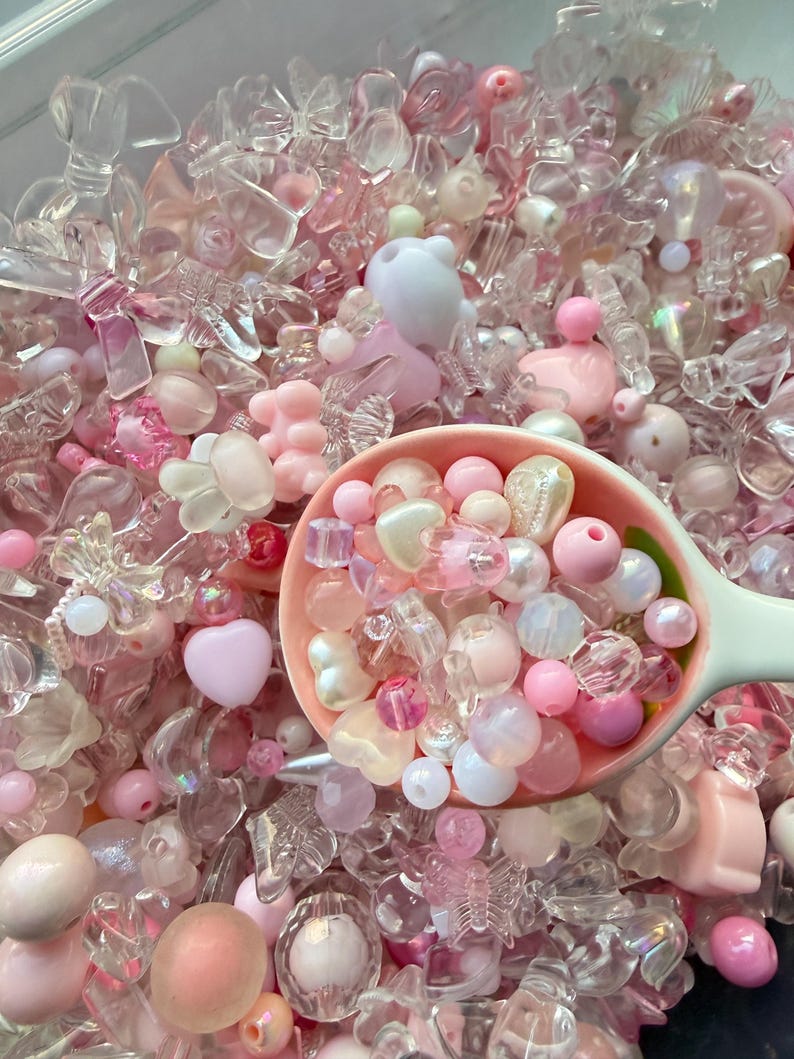 Coquette Pink Bead Soup Beadsbylillixx