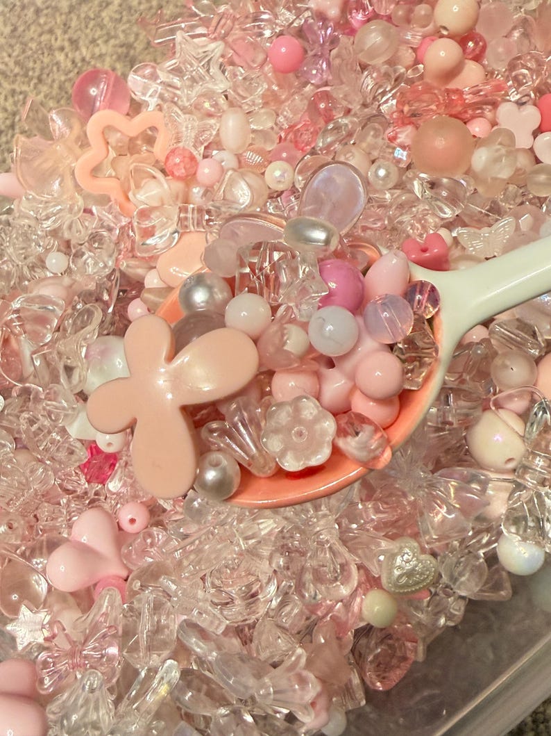 Coquette Pink Bead Soup Beadsbylillixx
