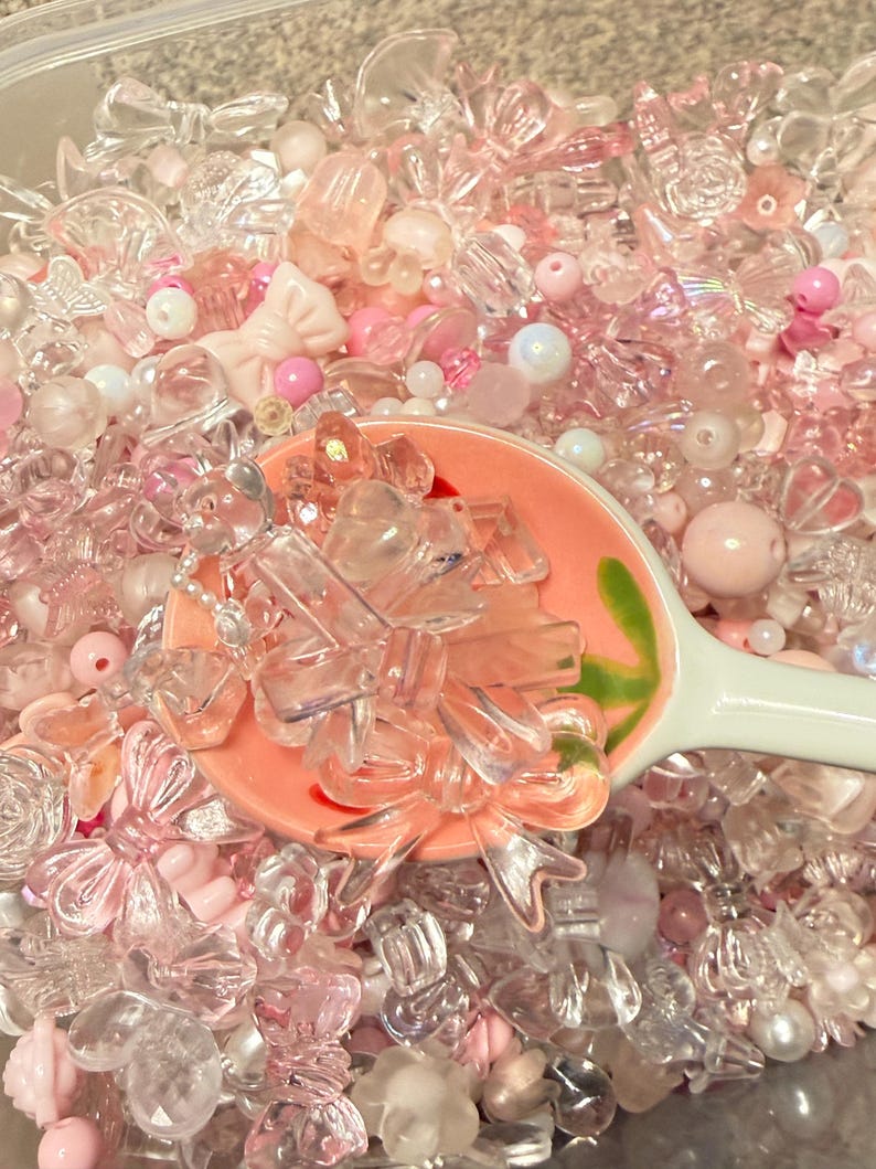 Coquette Pink Bead Soup Beadsbylillixx