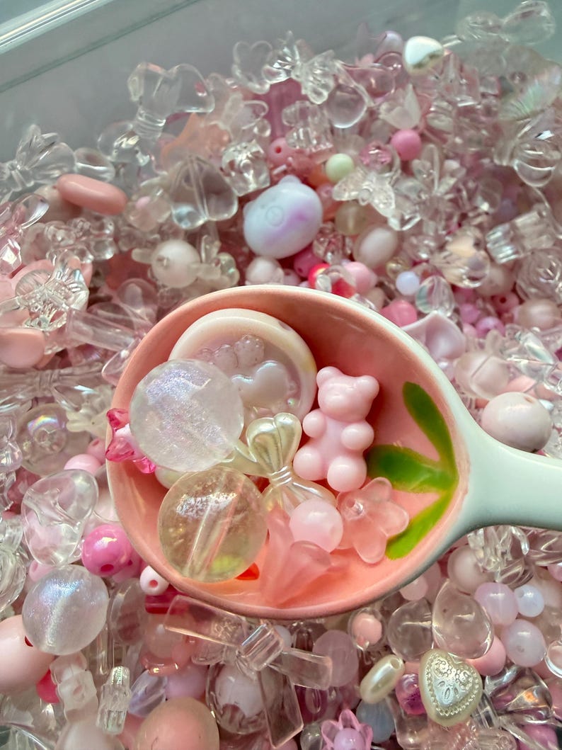 Coquette Pink Bead Soup Beadsbylillixx