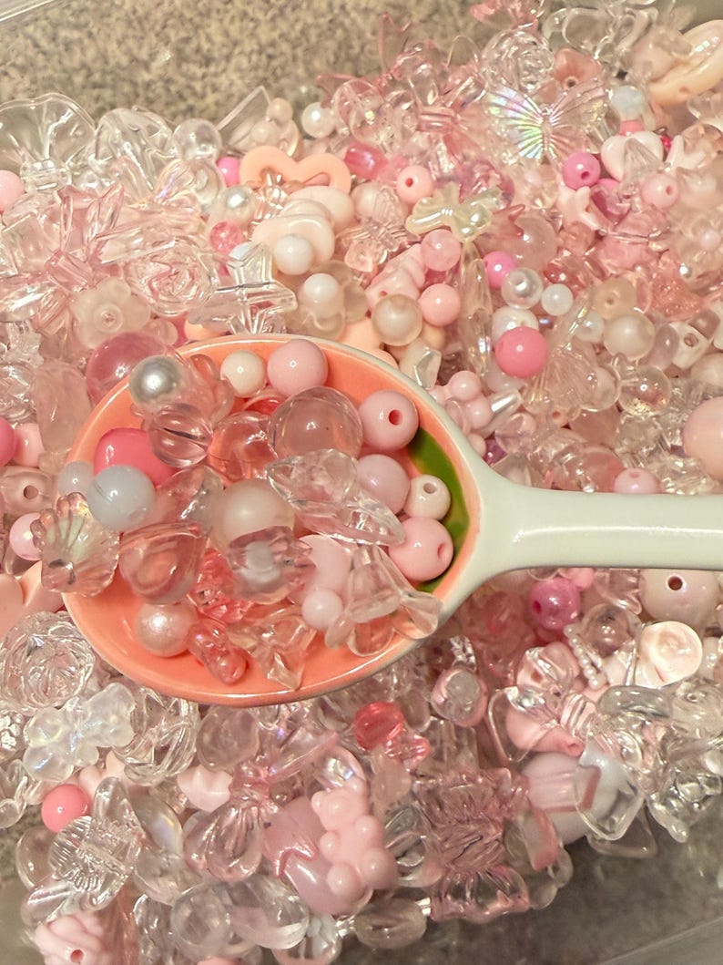Coquette Pink Bead Soup Beadsbylillixx
