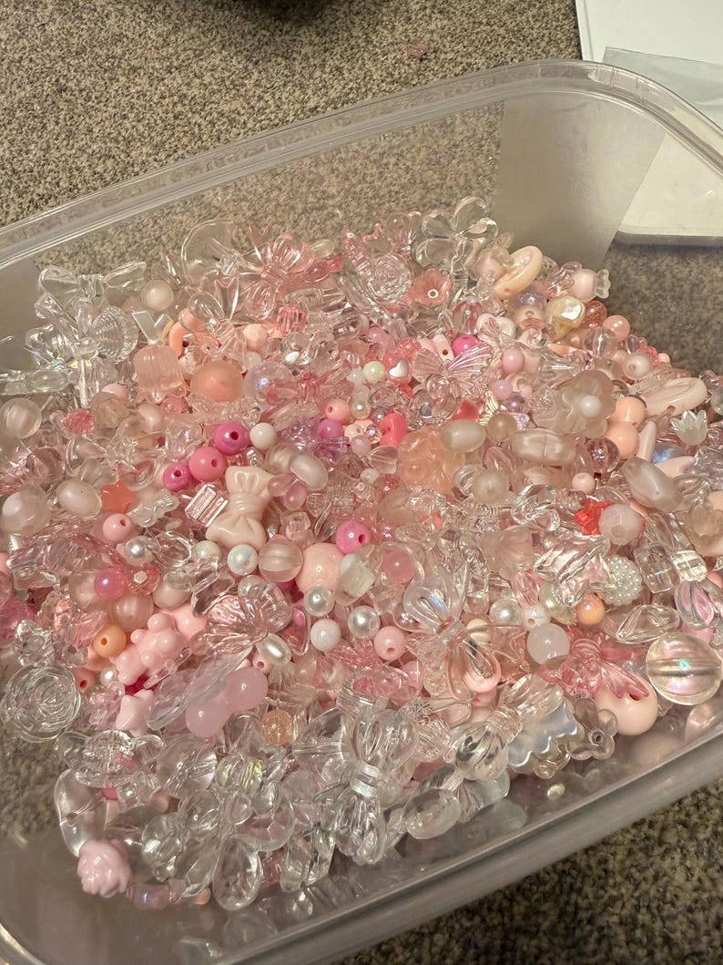Coquette Pink Bead Soup Beadsbylillixx