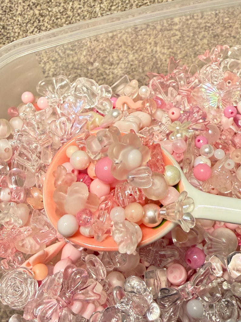 Coquette Pink Bead Soup Beadsbylillixx