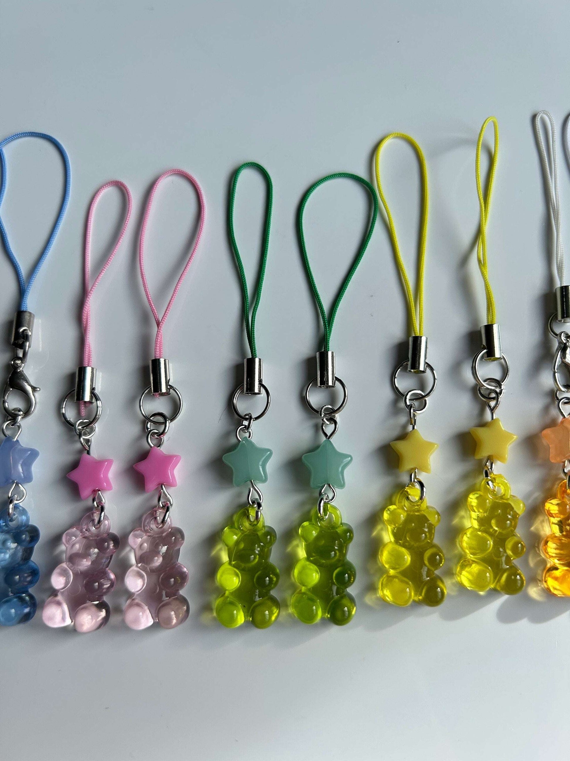 HANDMADE Kawaii Cute Gummy Bear Phone Charms