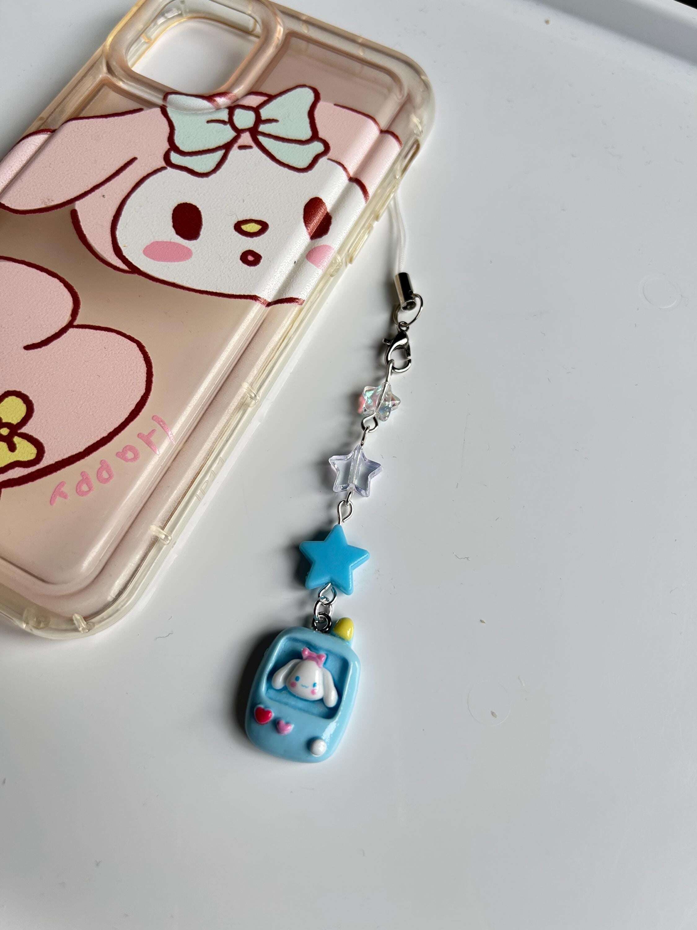 HANDMADE Cute Sanrio Themed Games Console Phone Charms Cinnamoroll