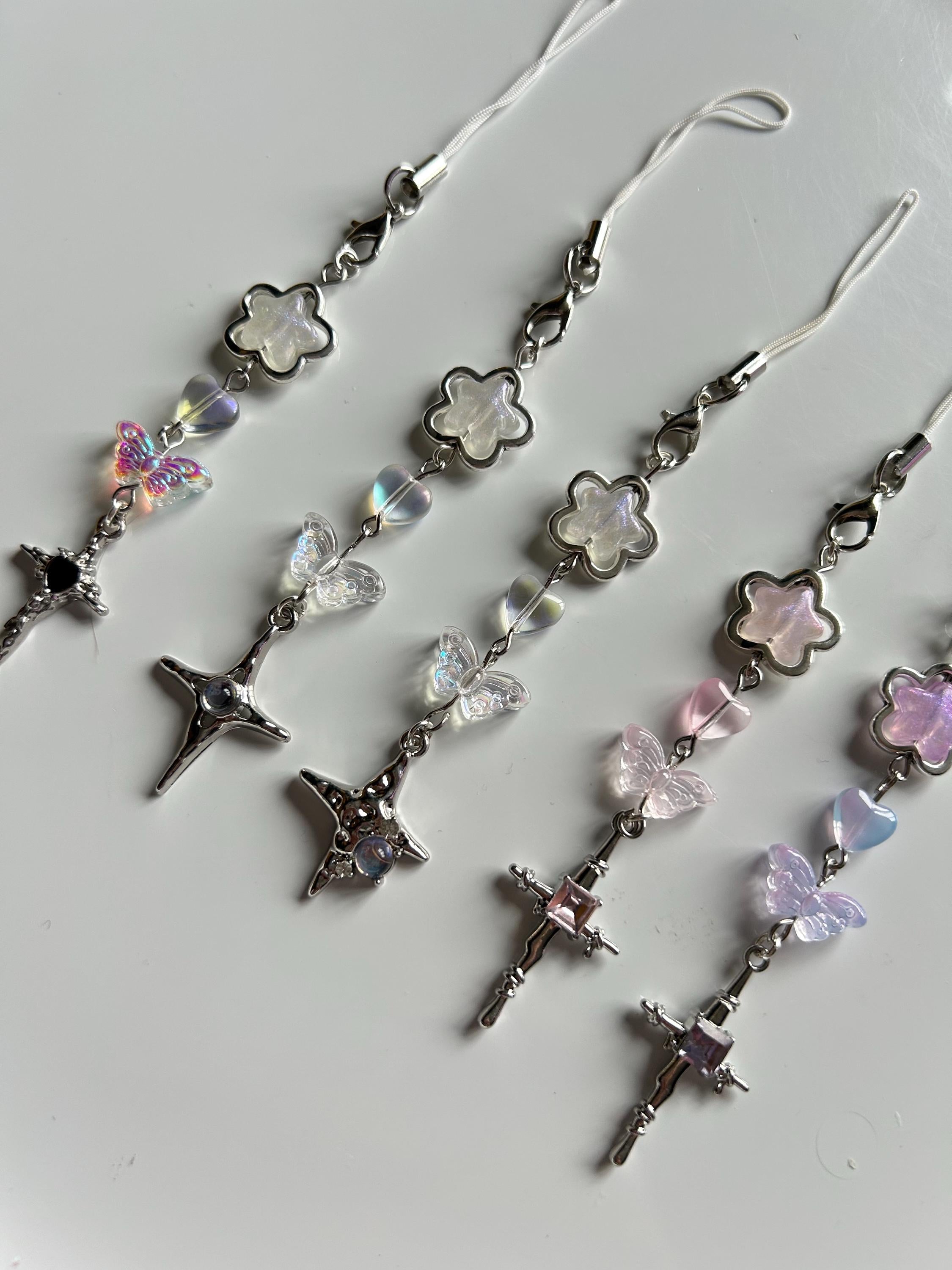 HANDMADE Cute Whimsical Star Phone Charms