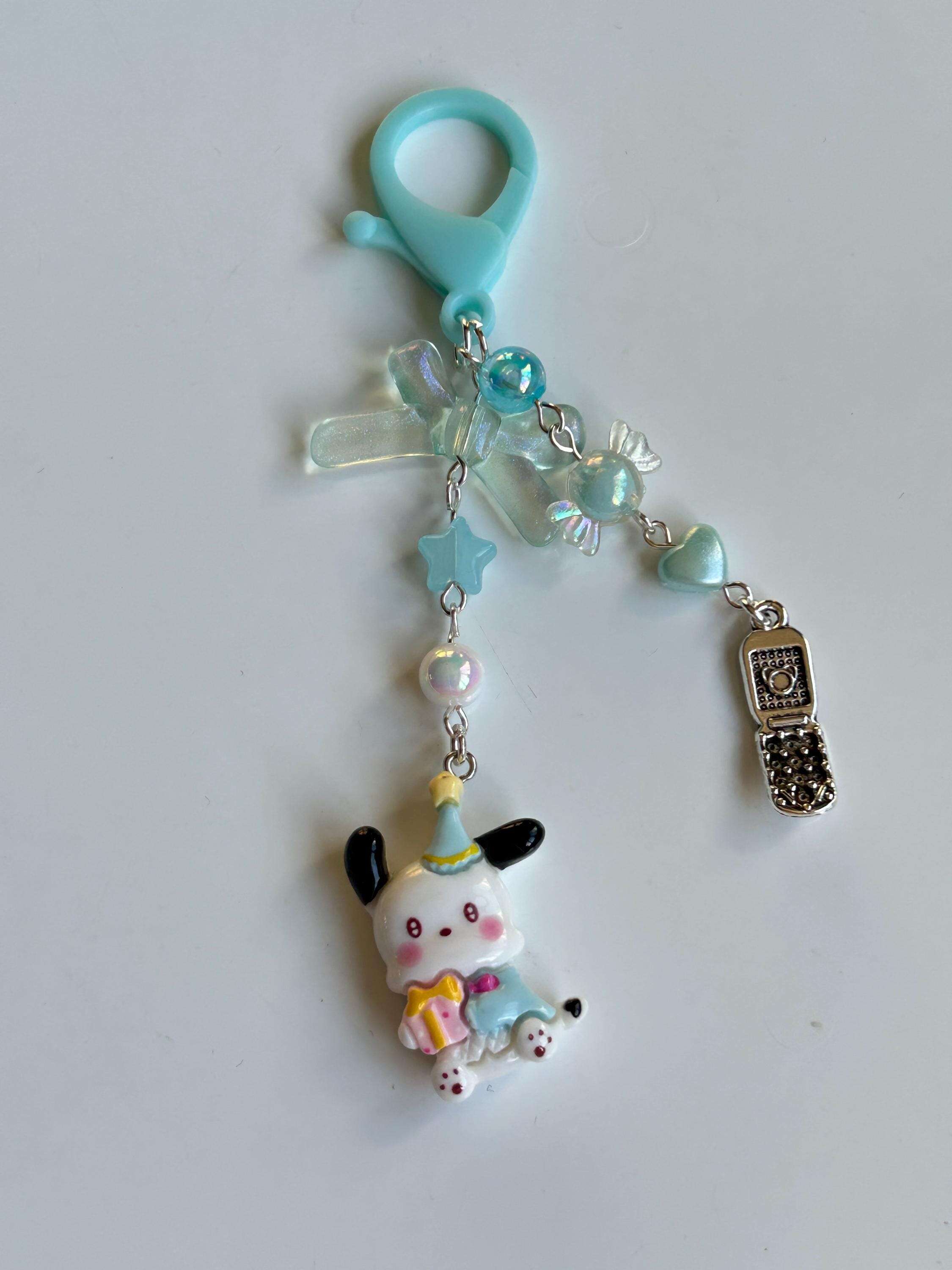 Super Cute Handmade Sanrio Themed Birthday Party Keychains Pochacco