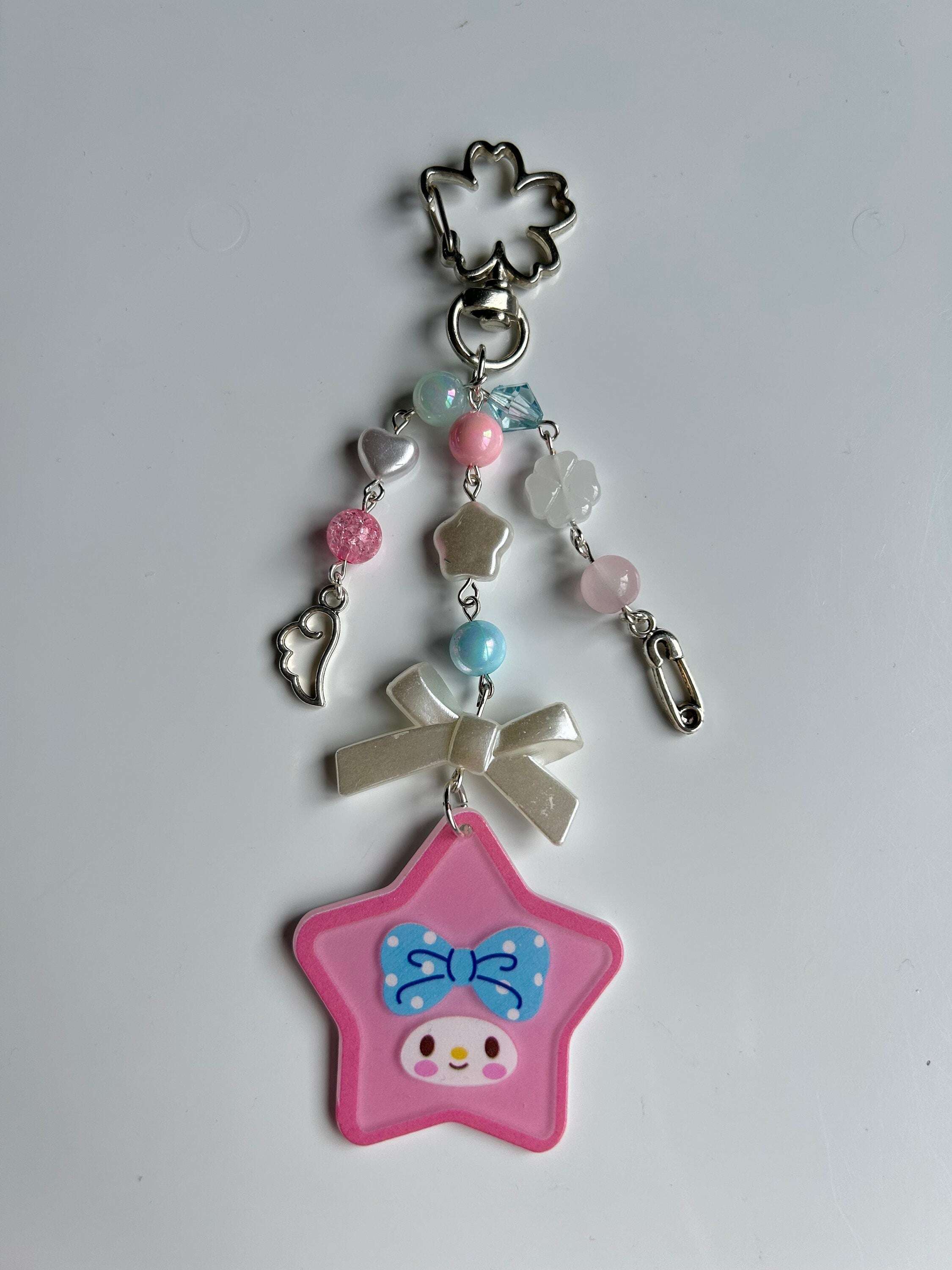 Super Cute Handmade Kawaii Sanrio Inspired Stars Keychains My Mld