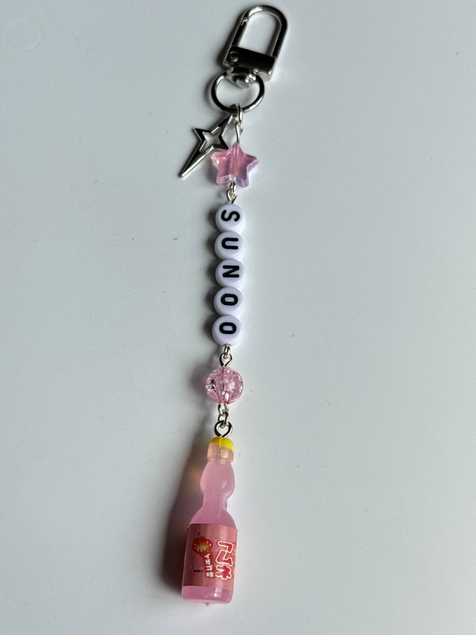 ENHYPEN Ramune Name Keychain – Fan Made K-Pop Charm Beadsbylillixx