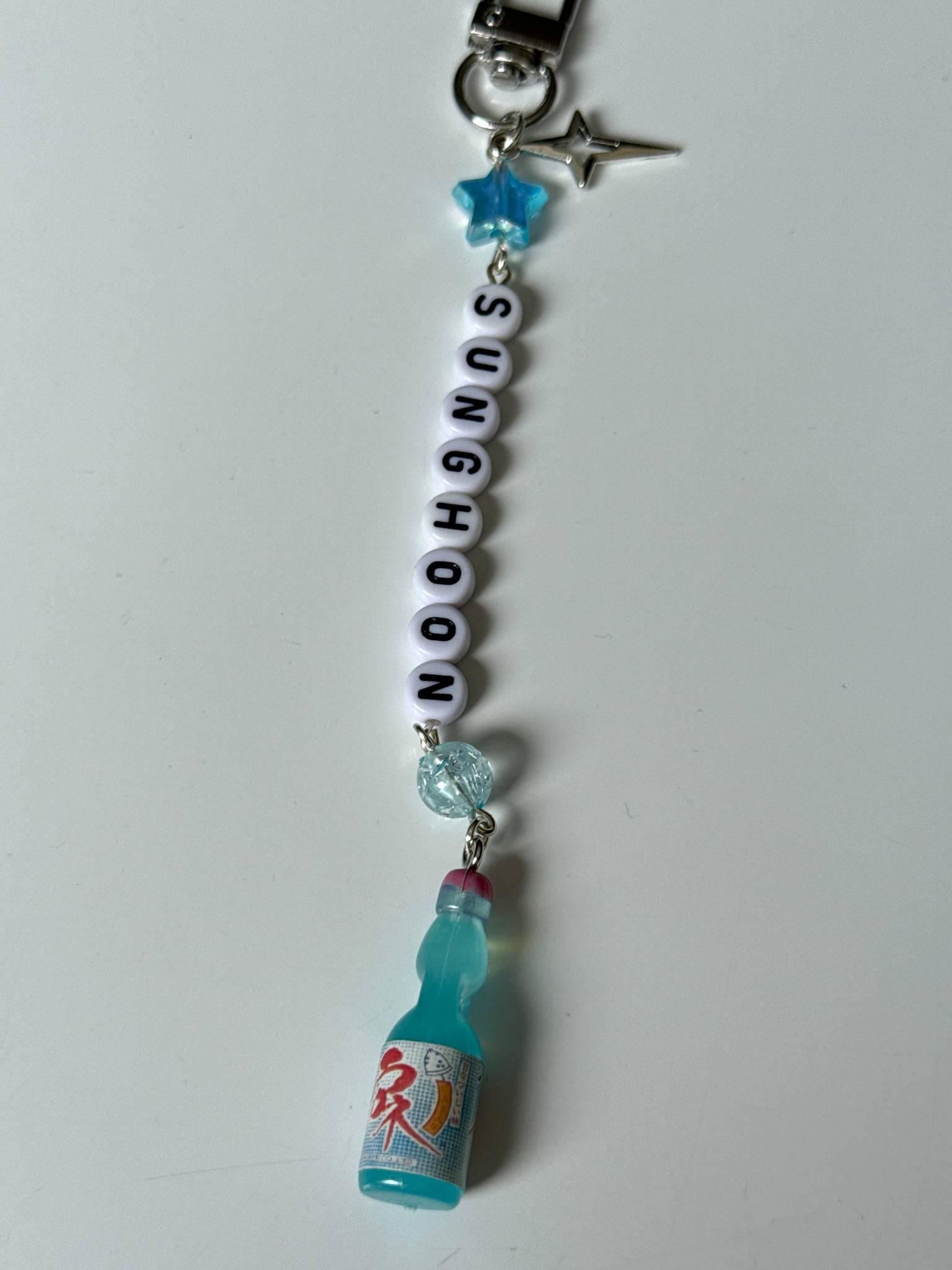 ENHYPEN Ramune Name Keychain – Fan Made K-Pop Charm Beadsbylillixx
