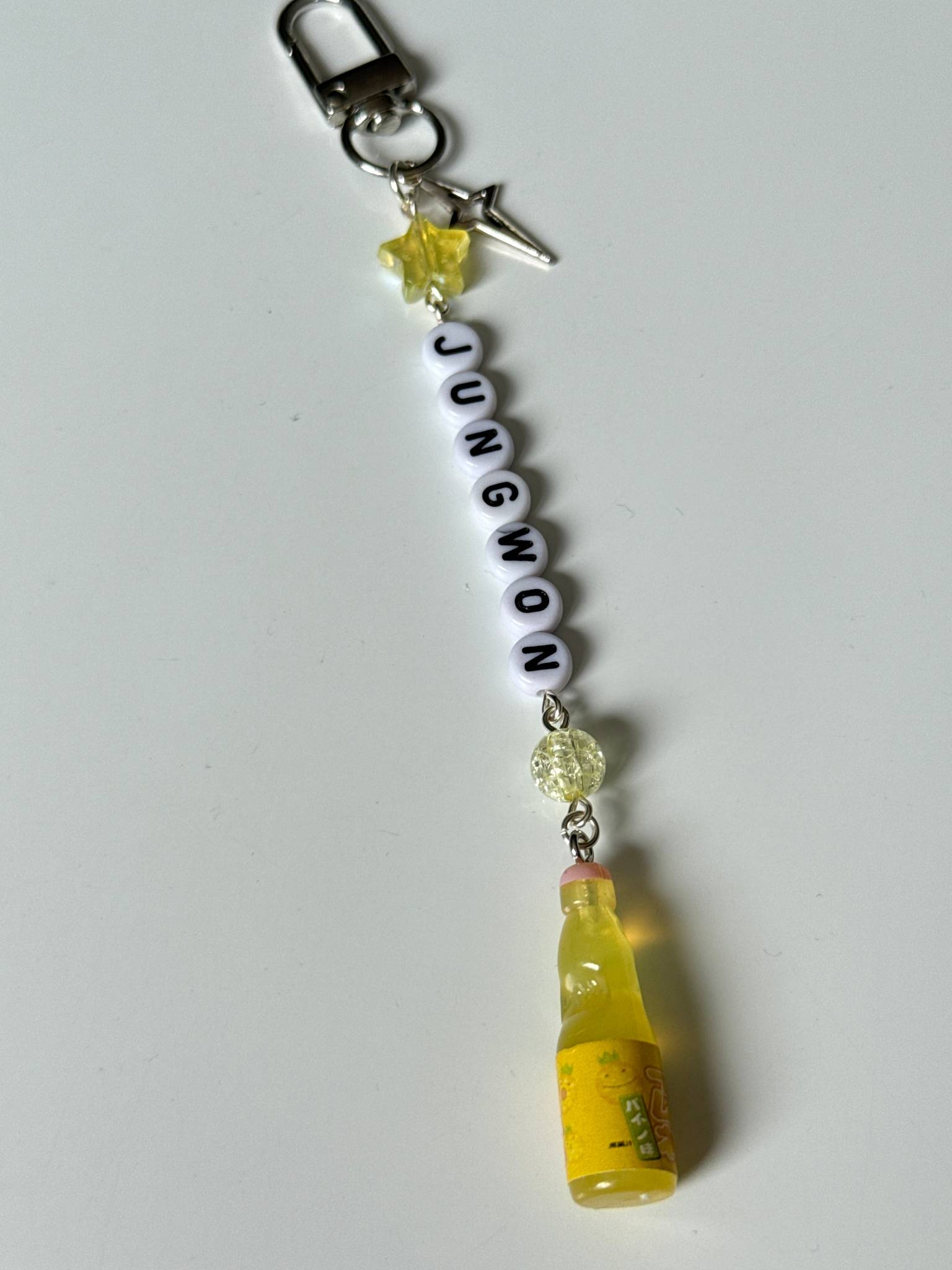 ENHYPEN Ramune Name Keychain – Fan Made K-Pop Charm Beadsbylillixx