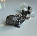 Galaxy Whale & Orca Kawaii Keychain – Cosmic Ocean Friend Bag Charm, Cute Space Whale Charm, Handmade Galaxy Sea Creature Keychain Beadsbylillixx