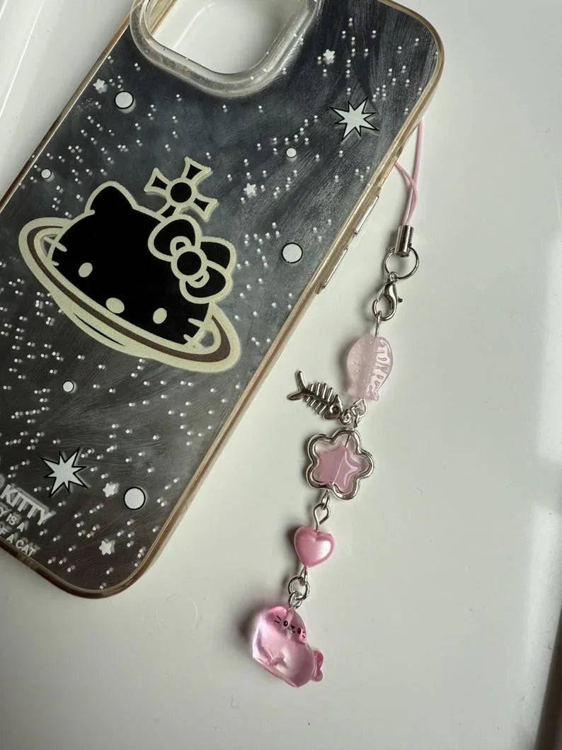 Handmade Colourful Kawaii Seal Phone Charms Beadsbylillixx