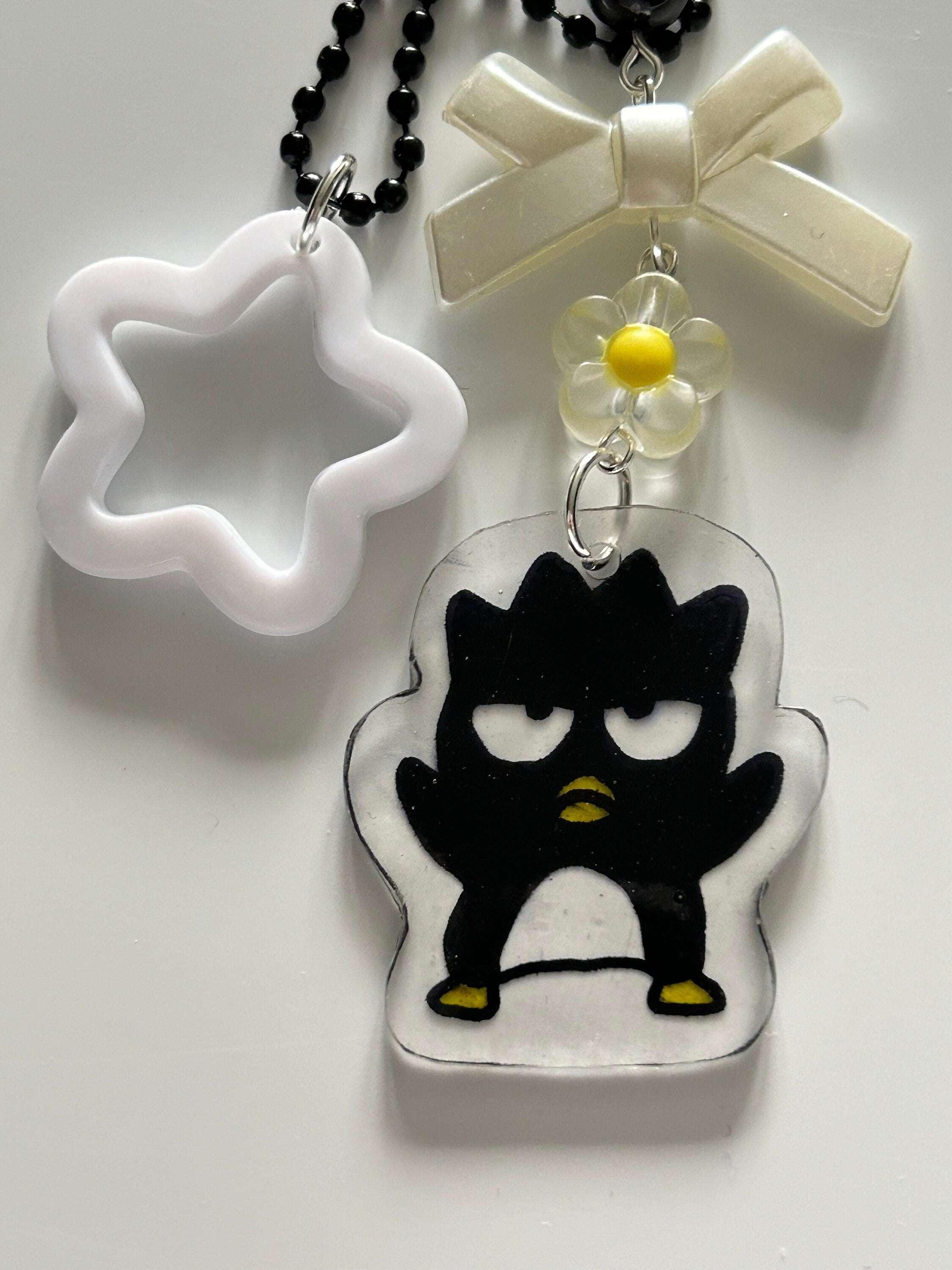 HANDMADE Cute Hand Drawn Shrinky Dink Sanrio Themed Keychains - Beadsbylillixx