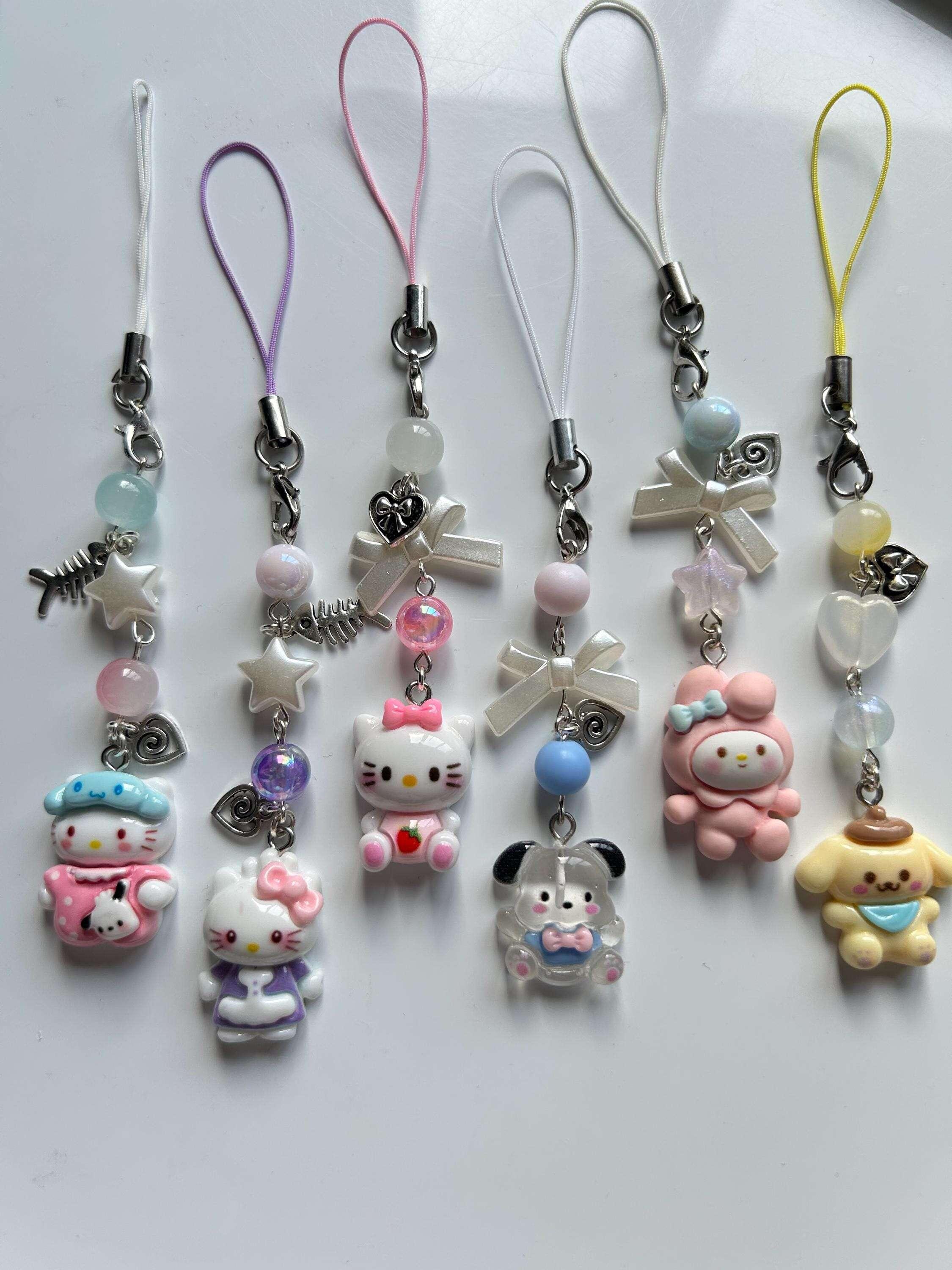 HANDMADE Cute Hello Kitty and Friends Inspired Phone Charms - Beadsbylillixx