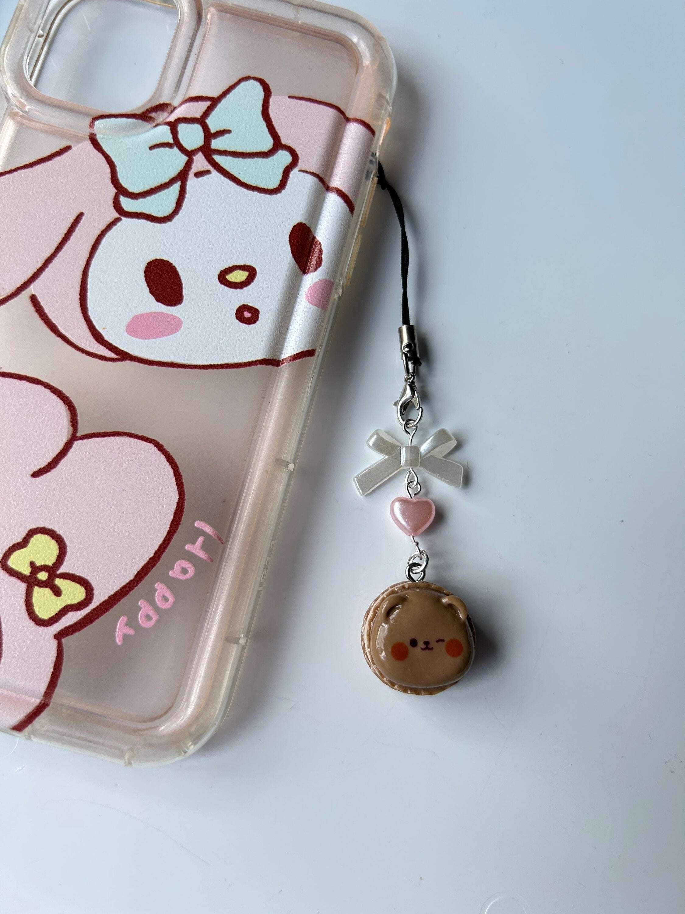 HANDMADE Cute Kawaii Boba Tea Bunny and Bears Phone Charms - Beadsbylillixx