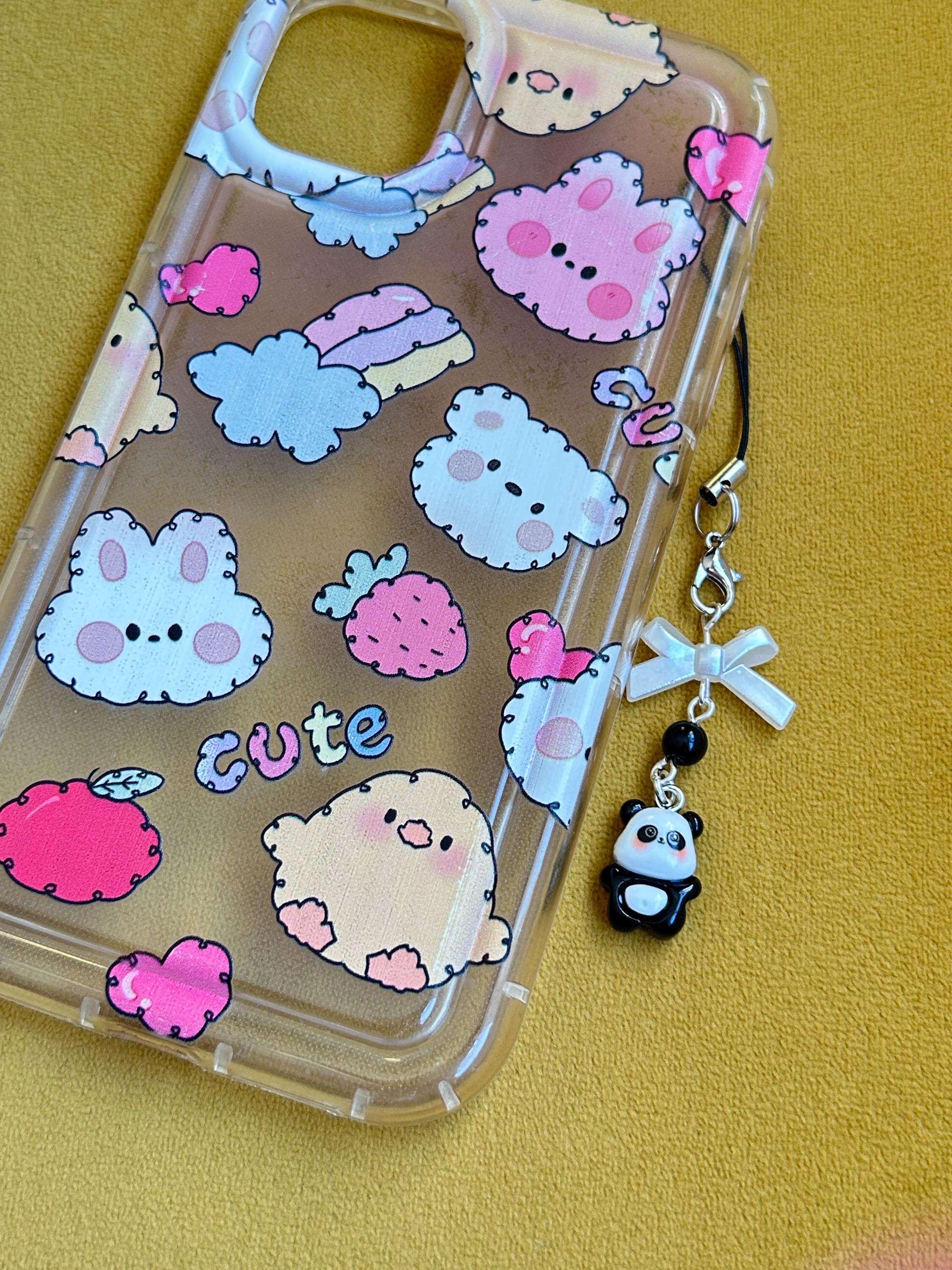 HANDMADE Cute Kawaii Panda Phone Charm - Beadsbylillixx