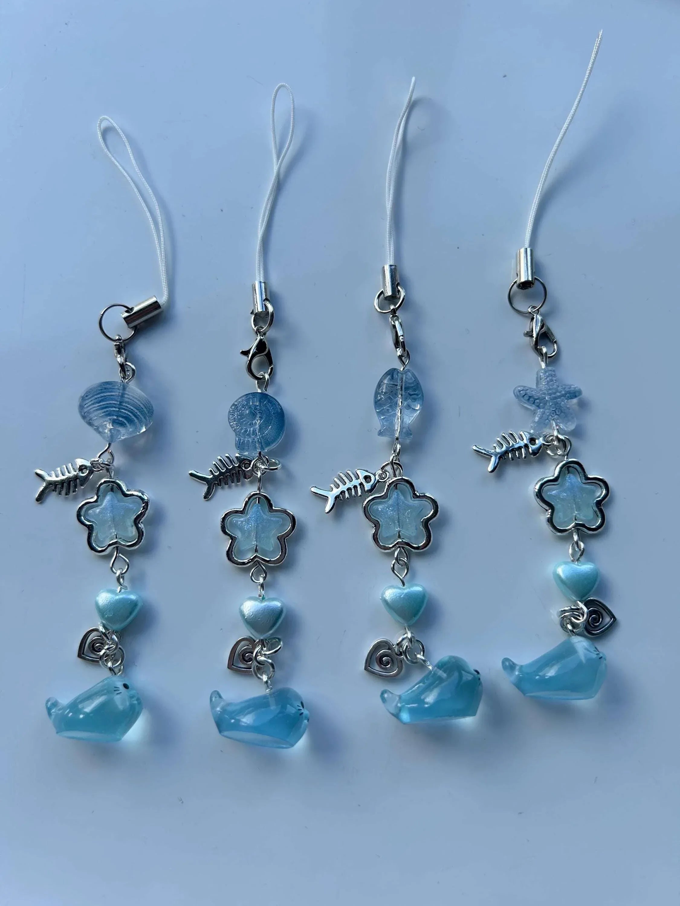 HANDMADE Cute Kawaii V2 Seal Glow in the Dark Phone Charms - Beadsbylillixx