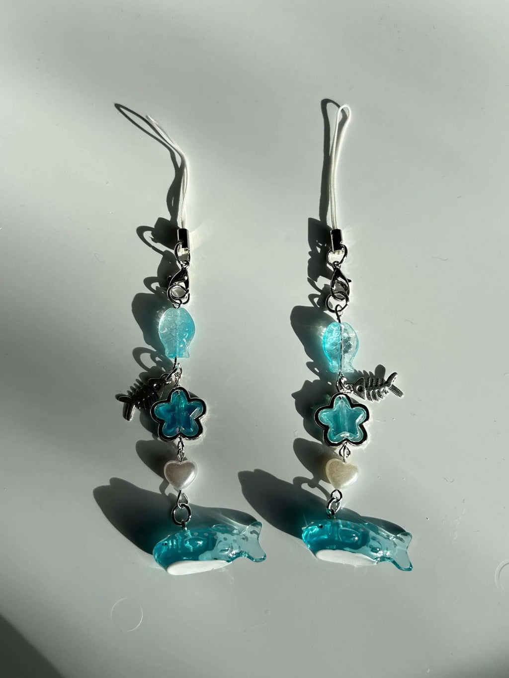 HANDMADE Cute Kawaii Whale Shark Phone Charms - Beadsbylillixx
