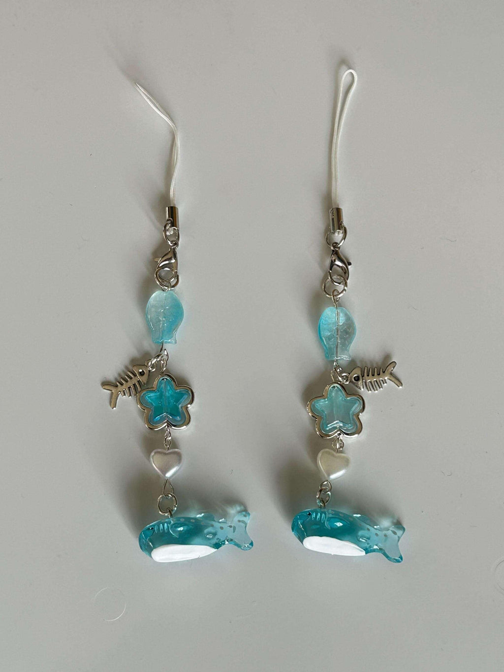 HANDMADE Cute Kawaii Whale Shark Phone Charms - Beadsbylillixx