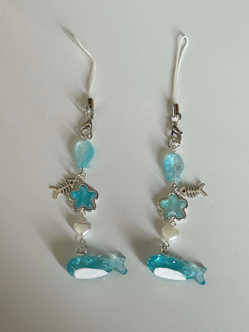 HANDMADE Cute Kawaii Whale Shark Phone Charms - Beadsbylillixx