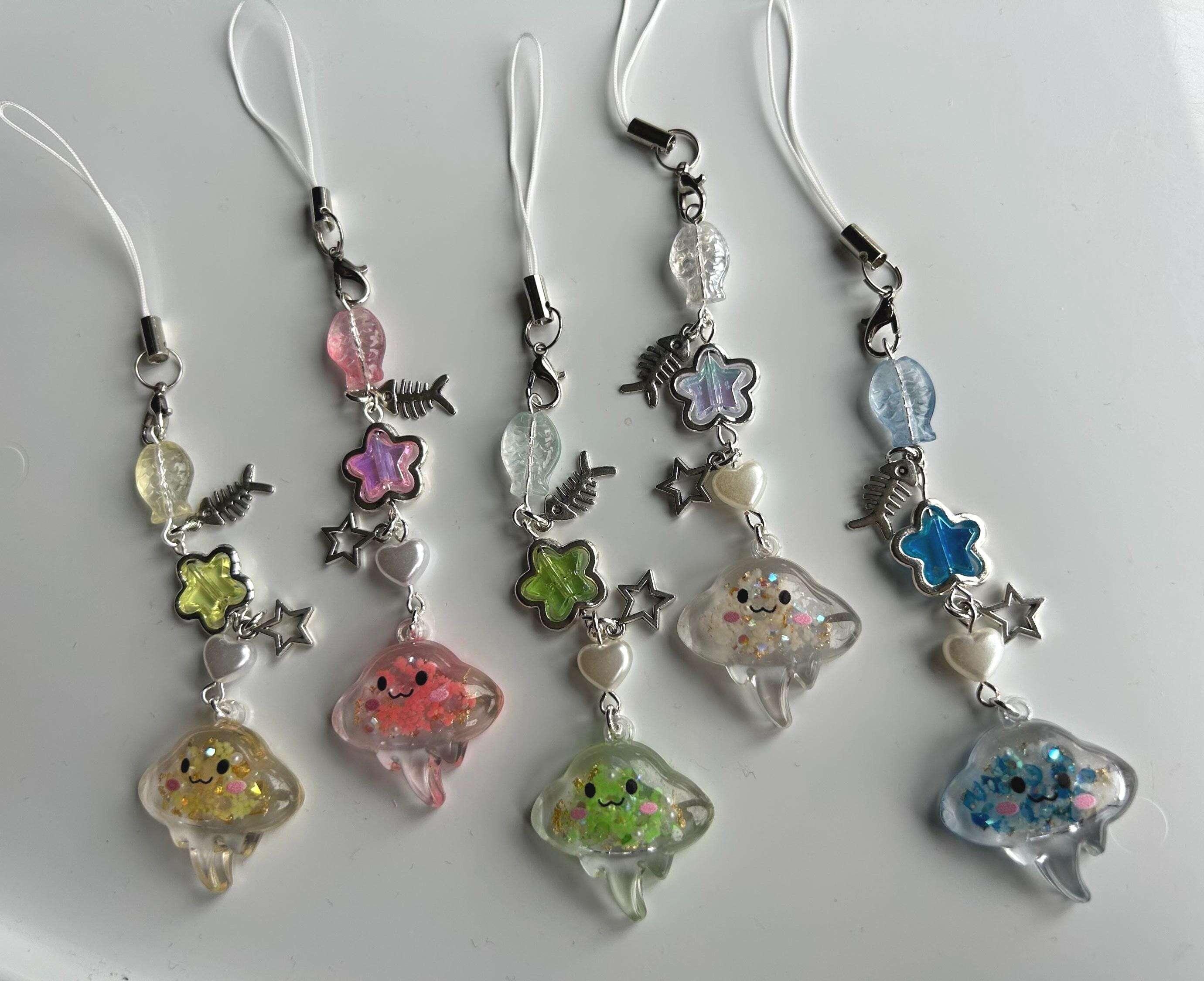 HANDMADE Cute New Kawaii Stingray Phone Charms - Beadsbylillixx