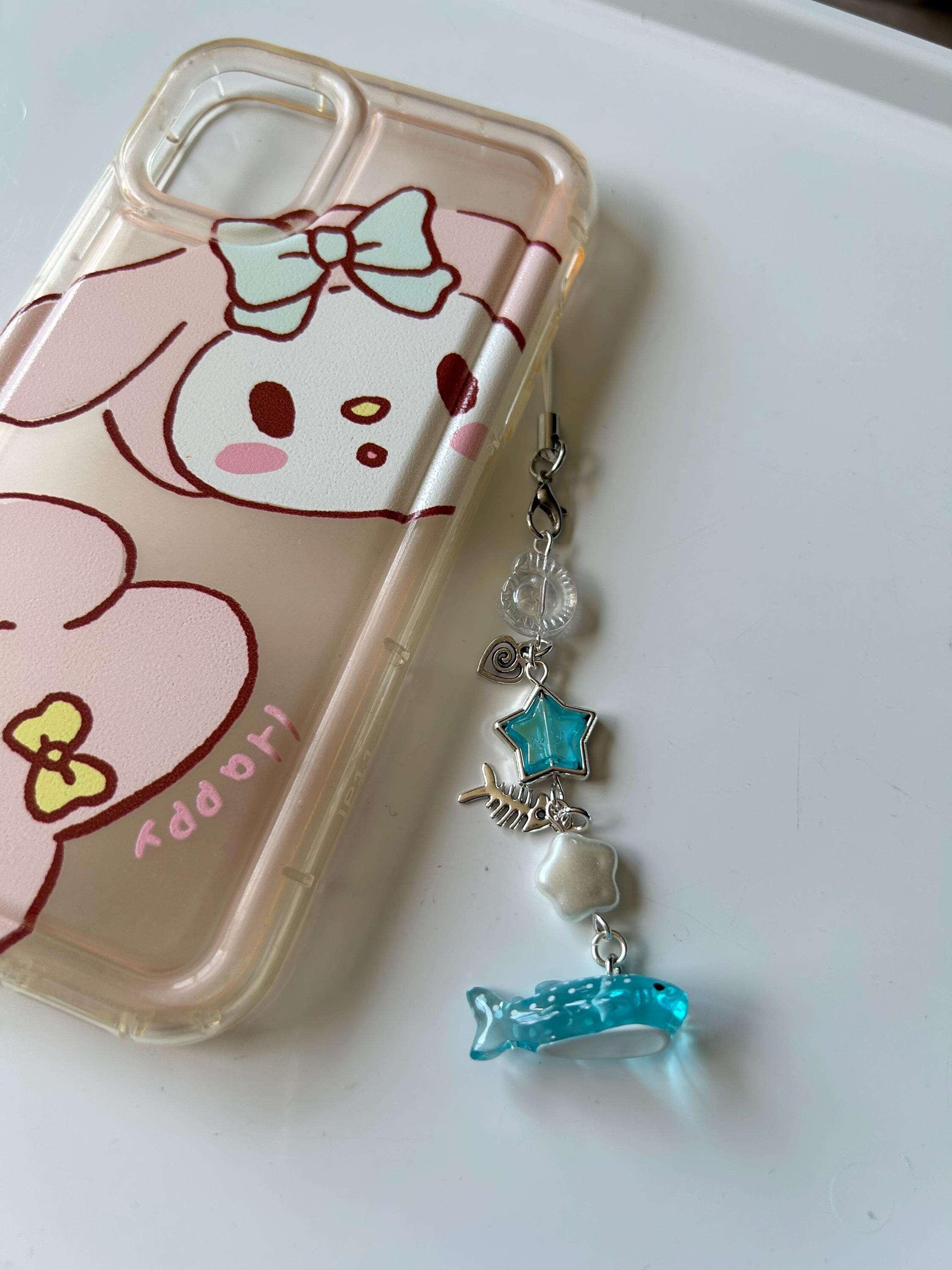 HANDMADE Cute NEW Kawaii Whale Shark Phone Charms - Beadsbylillixx
