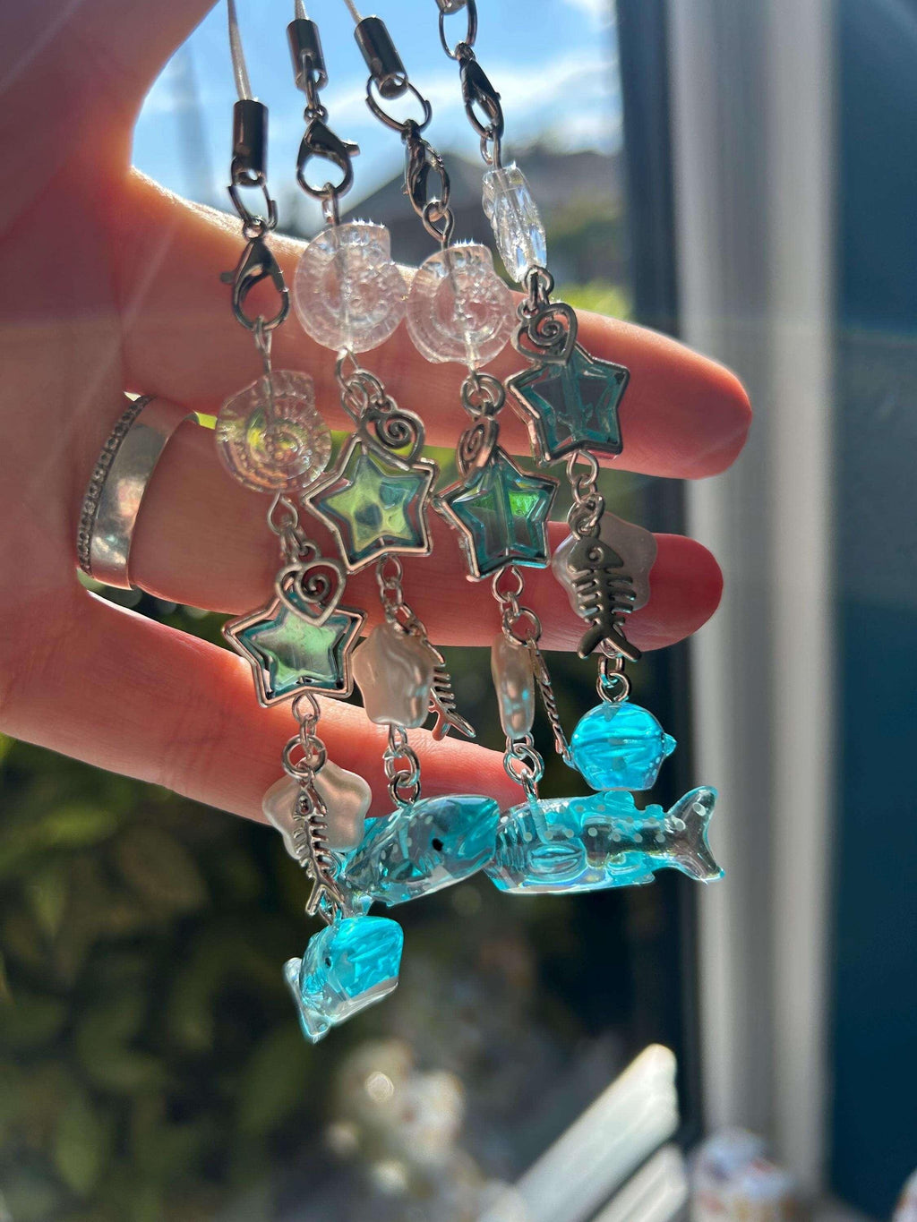 HANDMADE Cute NEW Kawaii Whale Shark Phone Charms - Beadsbylillixx