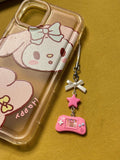 HANDMADE Cute Retro Gamer Girl Console Phone Charms - Beadsbylillixx