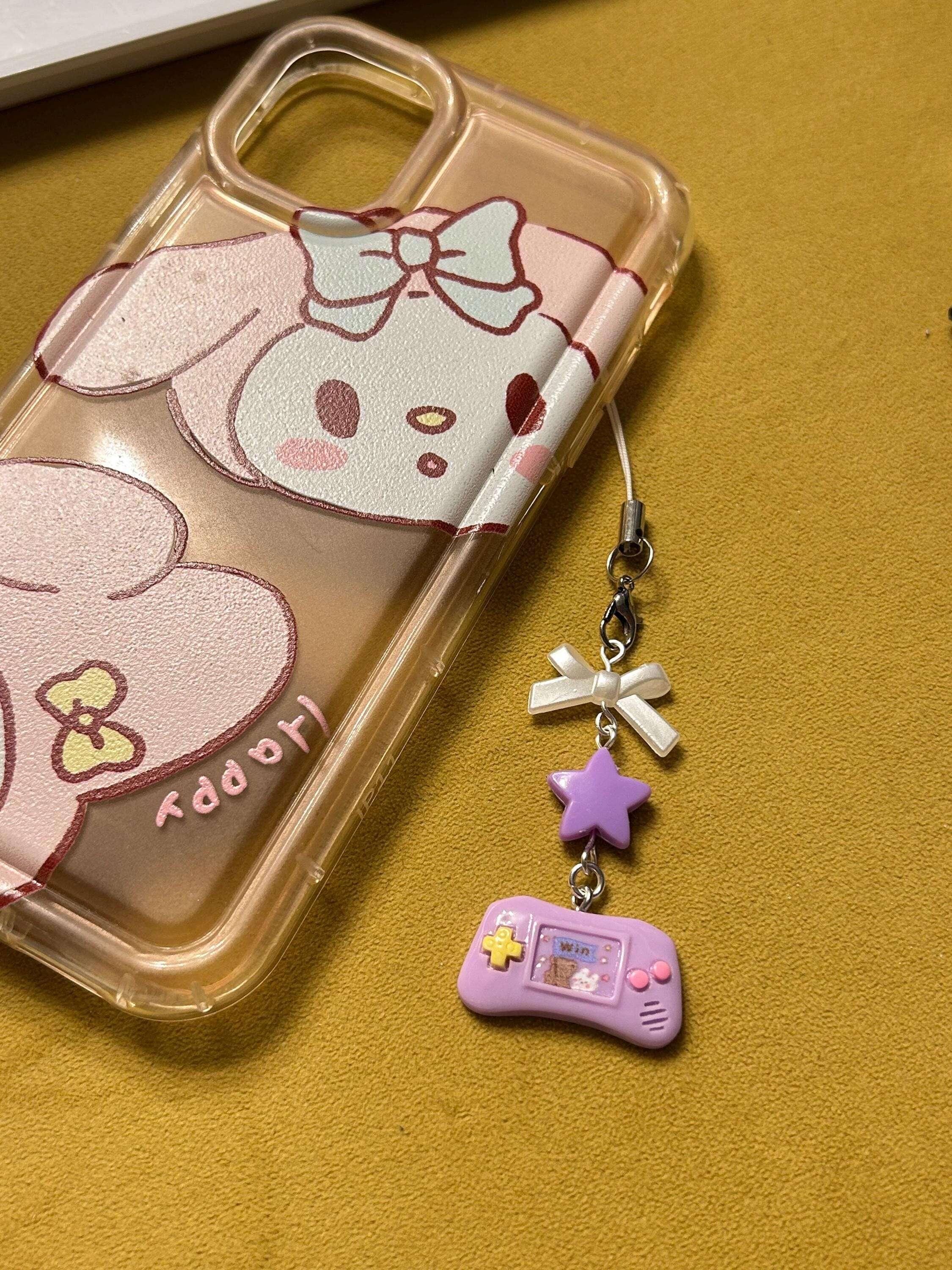 HANDMADE Cute Retro Gamer Girl Console Phone Charms - Beadsbylillixx