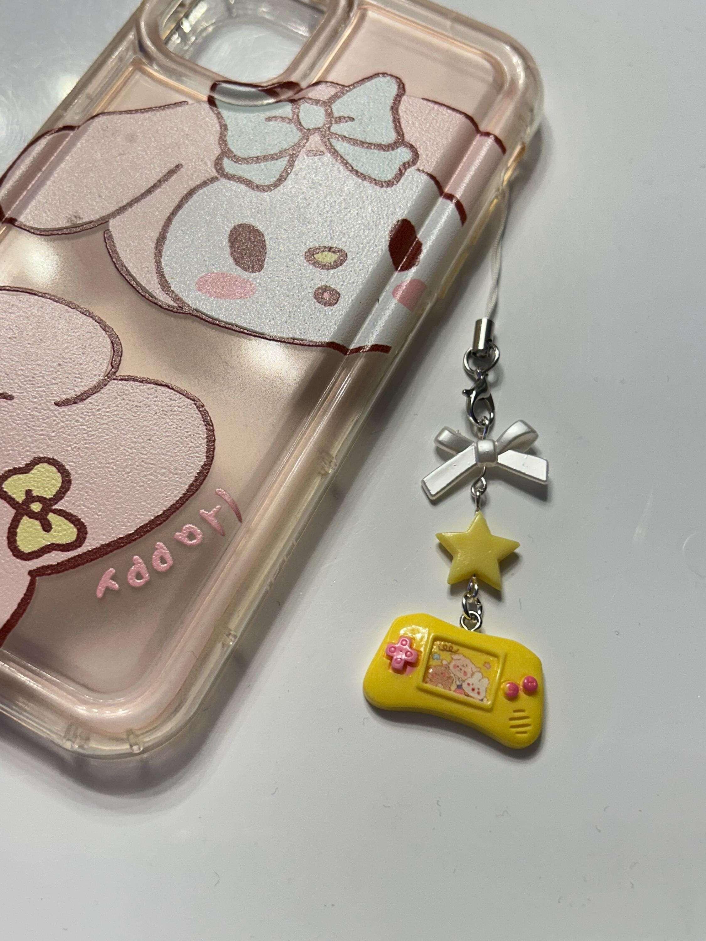 HANDMADE Cute Retro Gamer Girl Console Phone Charms - Beadsbylillixx
