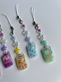 Handmade Cute Retro Mobile Phone Charms Beadsbylillixx