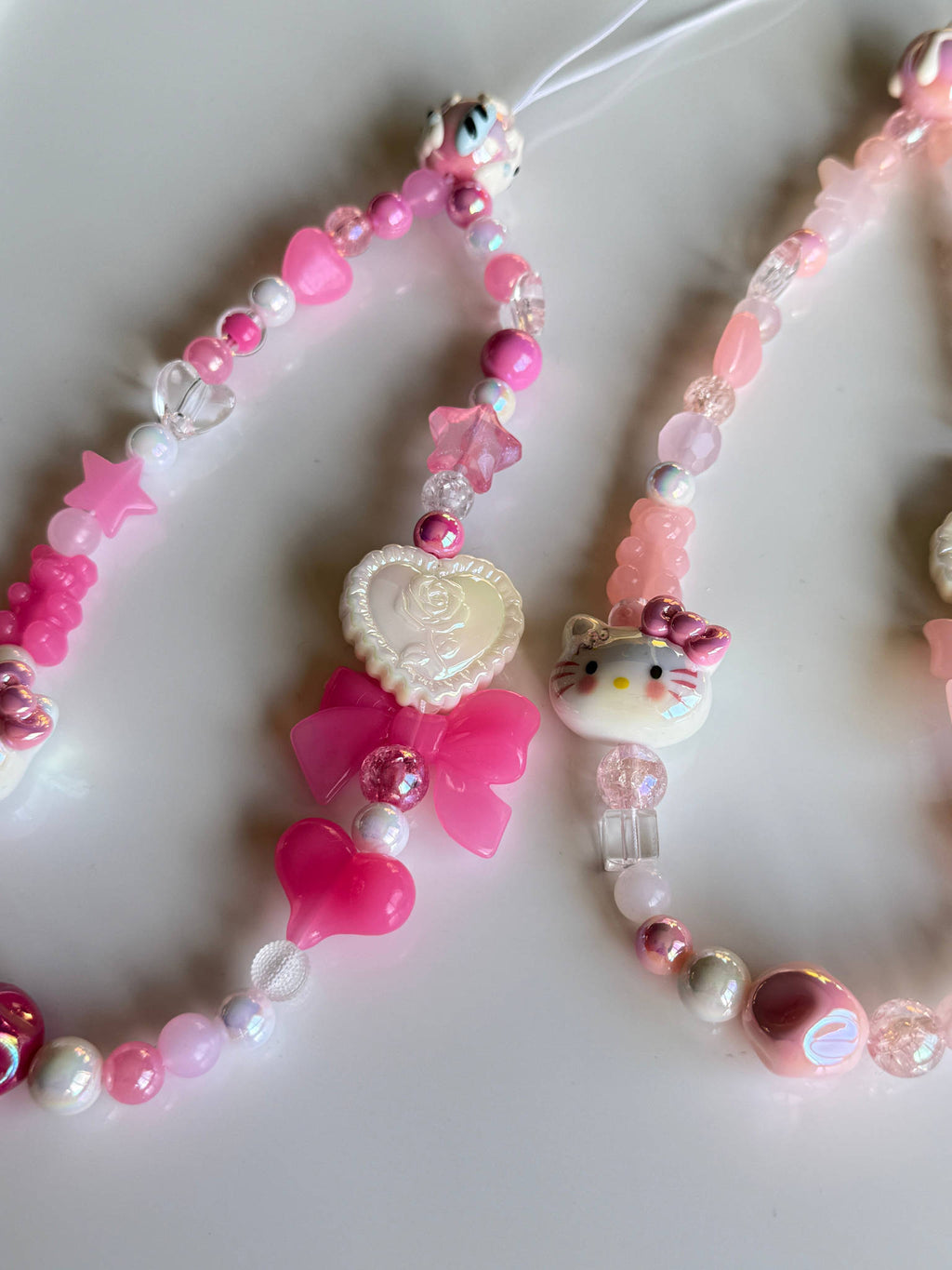 HANDMADE Cute Sanrio Inspired Hello kitty Phone Charms Beadsbylillixx