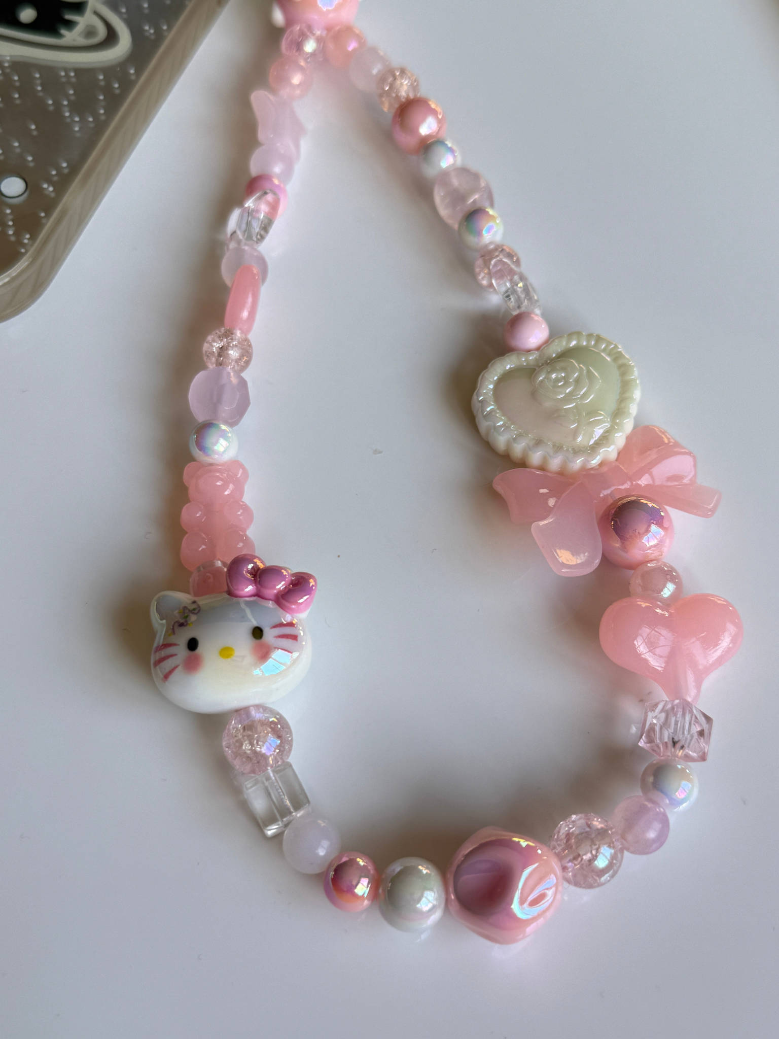 HANDMADE Cute Sanrio Inspired Hello kitty Phone Charms Beadsbylillixx