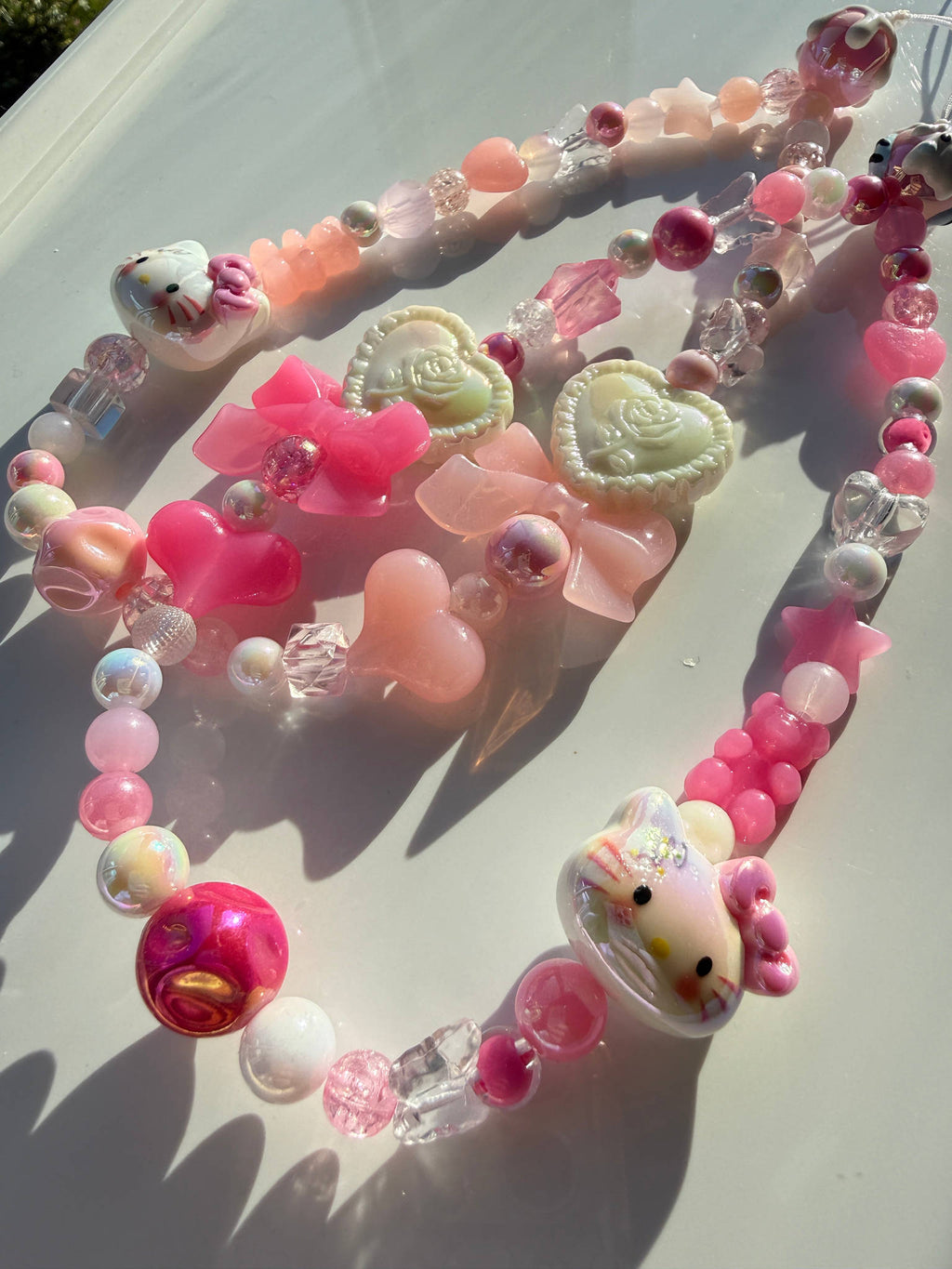 HANDMADE Cute Sanrio Inspired Hello kitty Phone Charms Beadsbylillixx