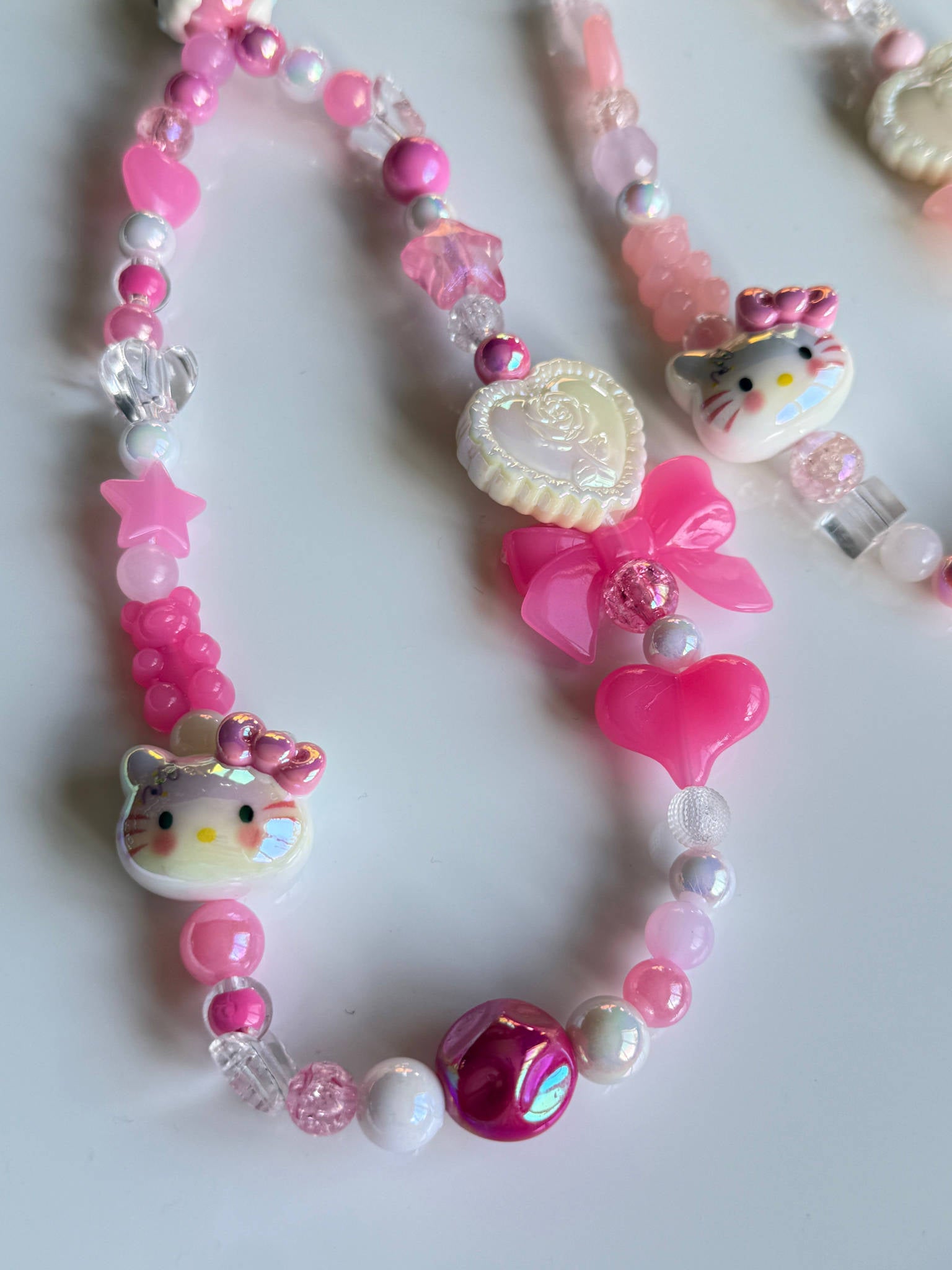 HANDMADE Cute Sanrio Inspired Hello kitty Phone Charms Beadsbylillixx