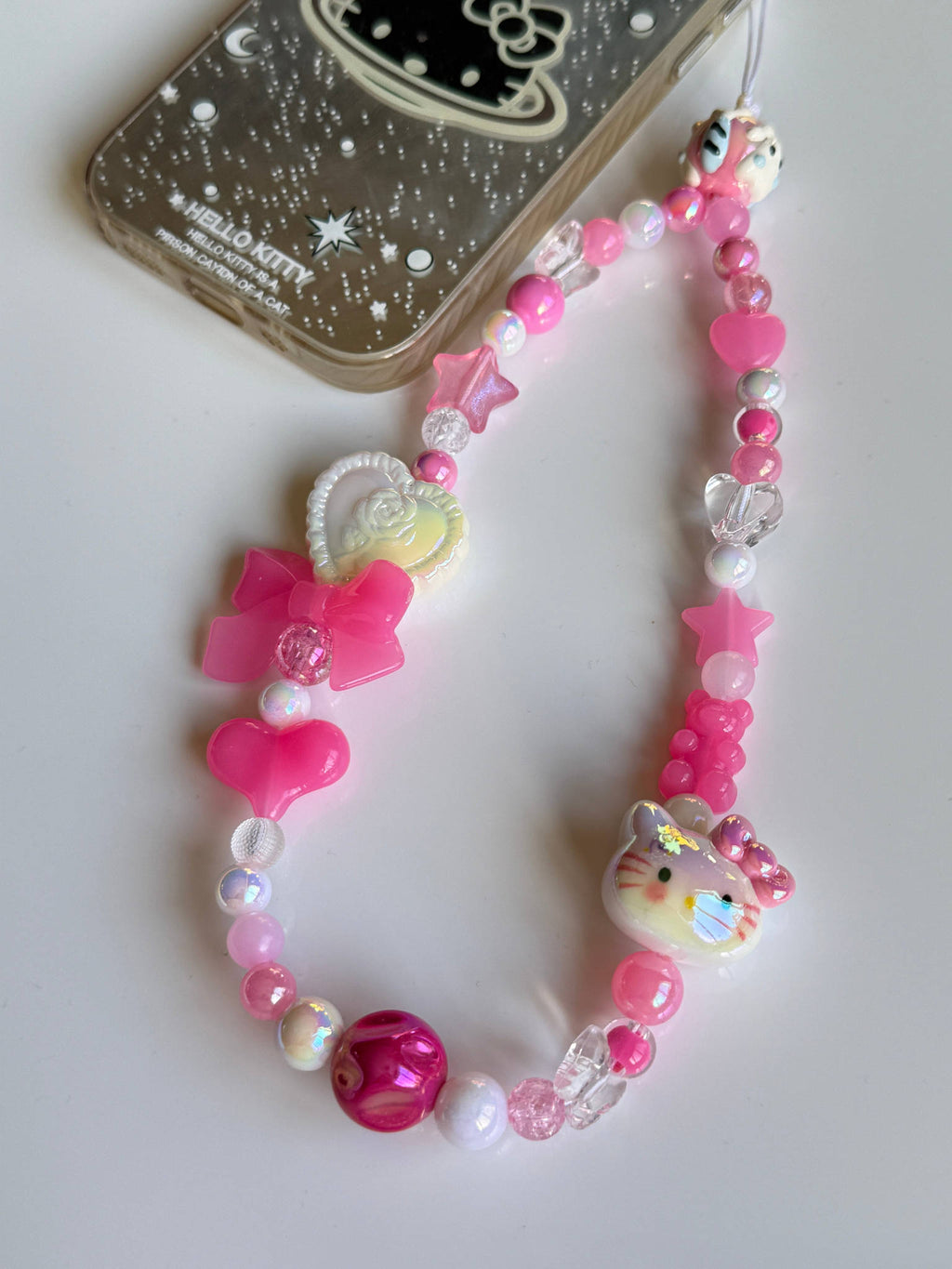 HANDMADE Cute Sanrio Inspired Hello kitty Phone Charms Beadsbylillixx