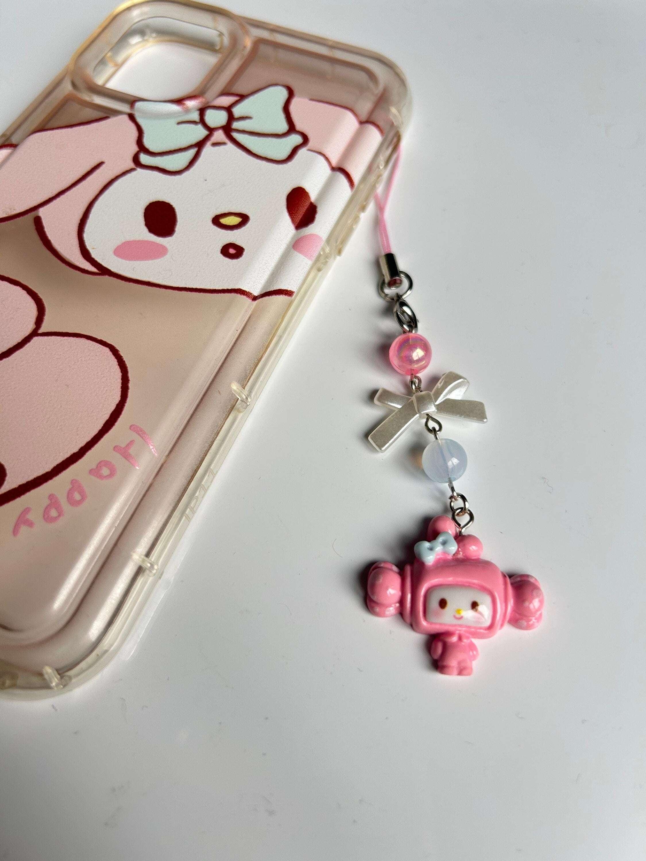 HANDMADE Cute Sanrio Inspired Robot Phone Charms - Beadsbylillixx