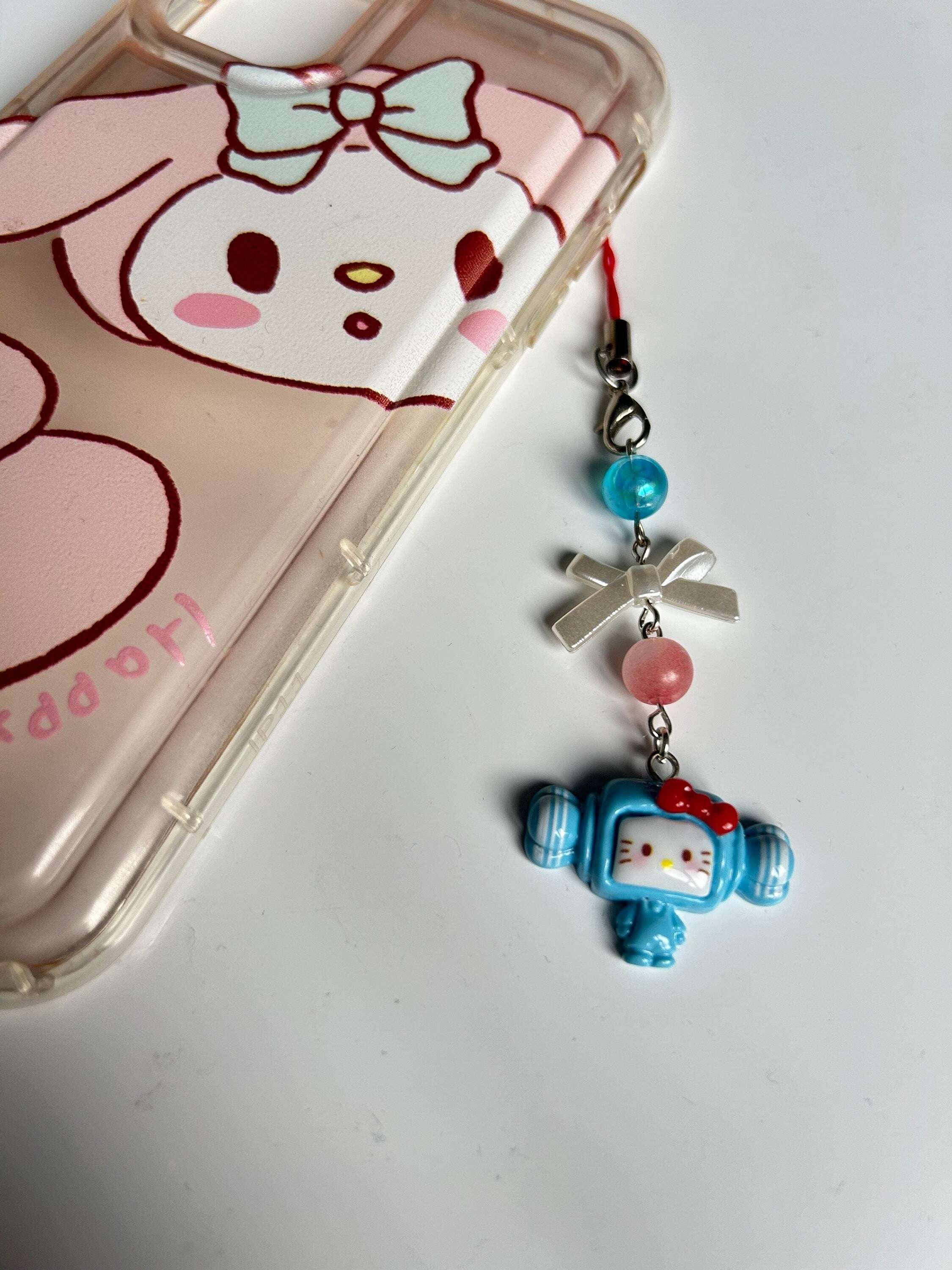 HANDMADE Cute Sanrio Inspired Robot Phone Charms - Beadsbylillixx