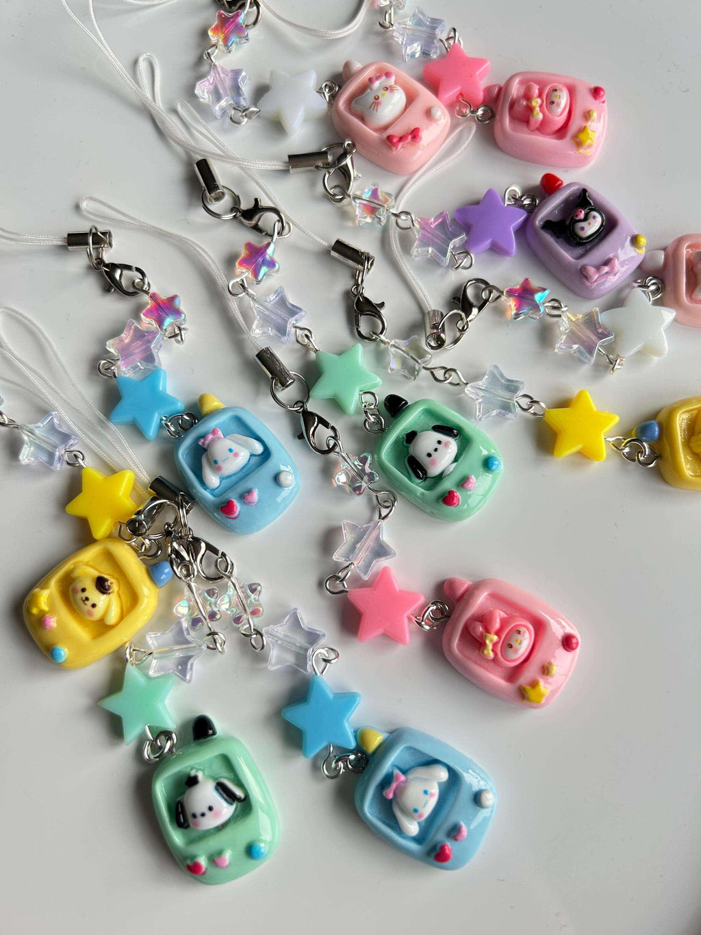 HANDMADE Cute Sanrio Themed Games Console Phone Charms - Beadsbylillixx