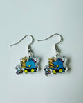 Handmade Cute Sanrio Themed TuxedoSam Sterling Silver Earrings Beadsbylillixx