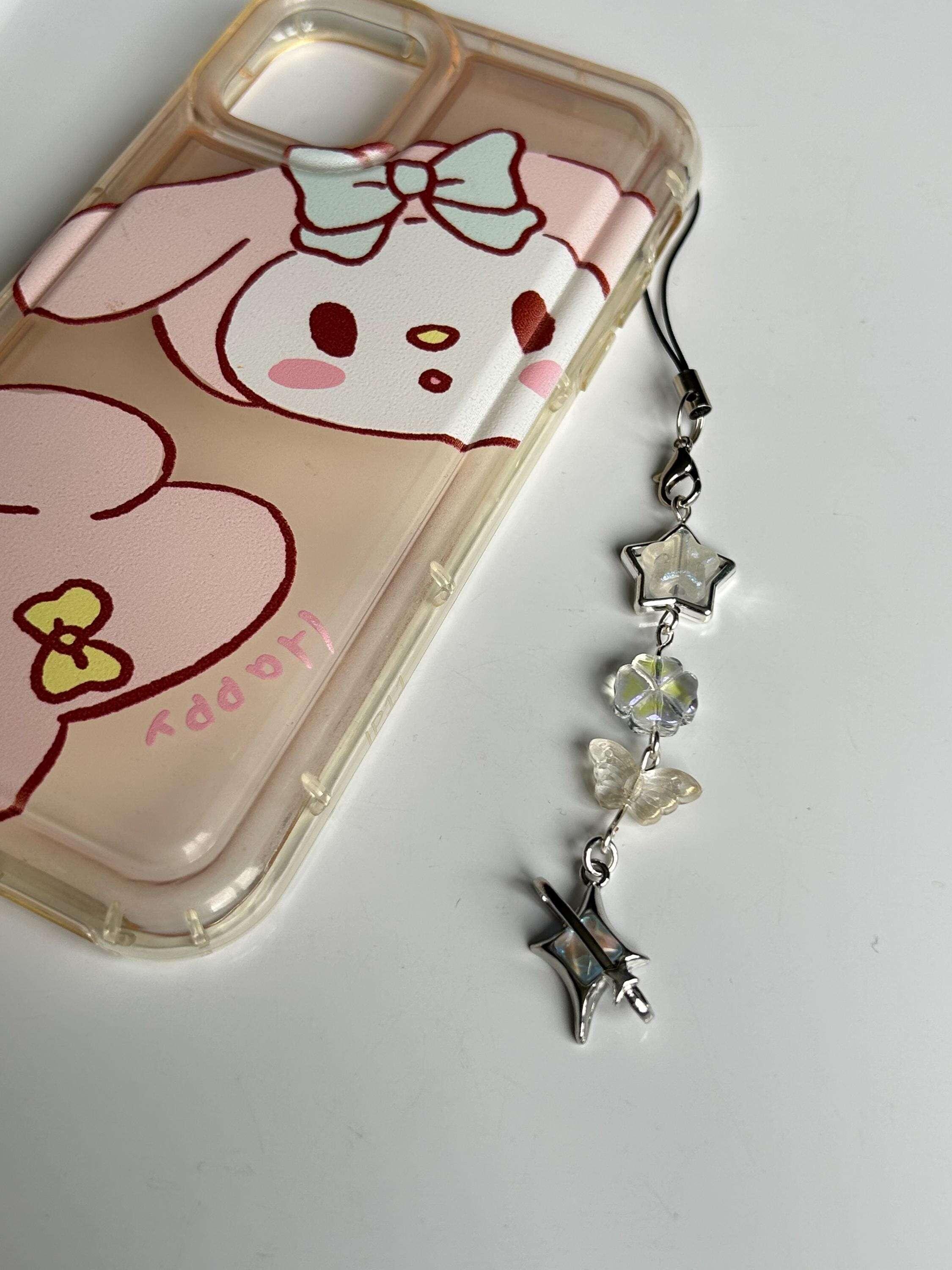HANDMADE Cute Whimsical Iridescent Phone Charms - Beadsbylillixx