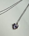 Handmade Fairy Whimsical Purple Gem Necklace 17” Beadsbylillixx