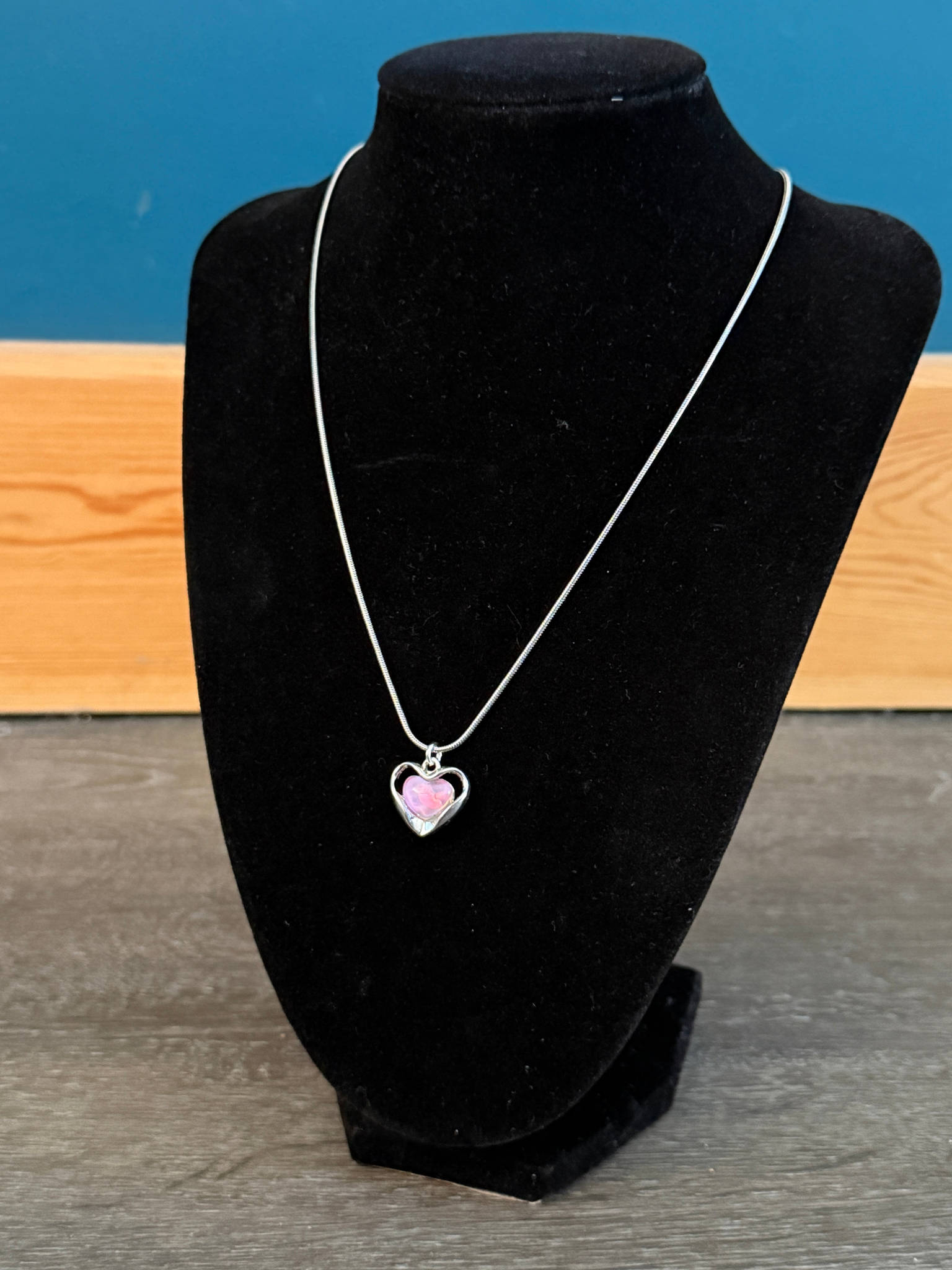 Handmade Fairycore - Whimsical Pink Gem Necklace 18” Beadsbylillixx