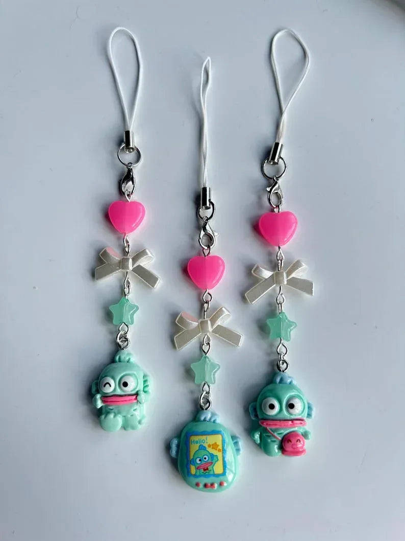 Handmade Hangyodon Phone Charm Sanriocore Beadsbylillixx