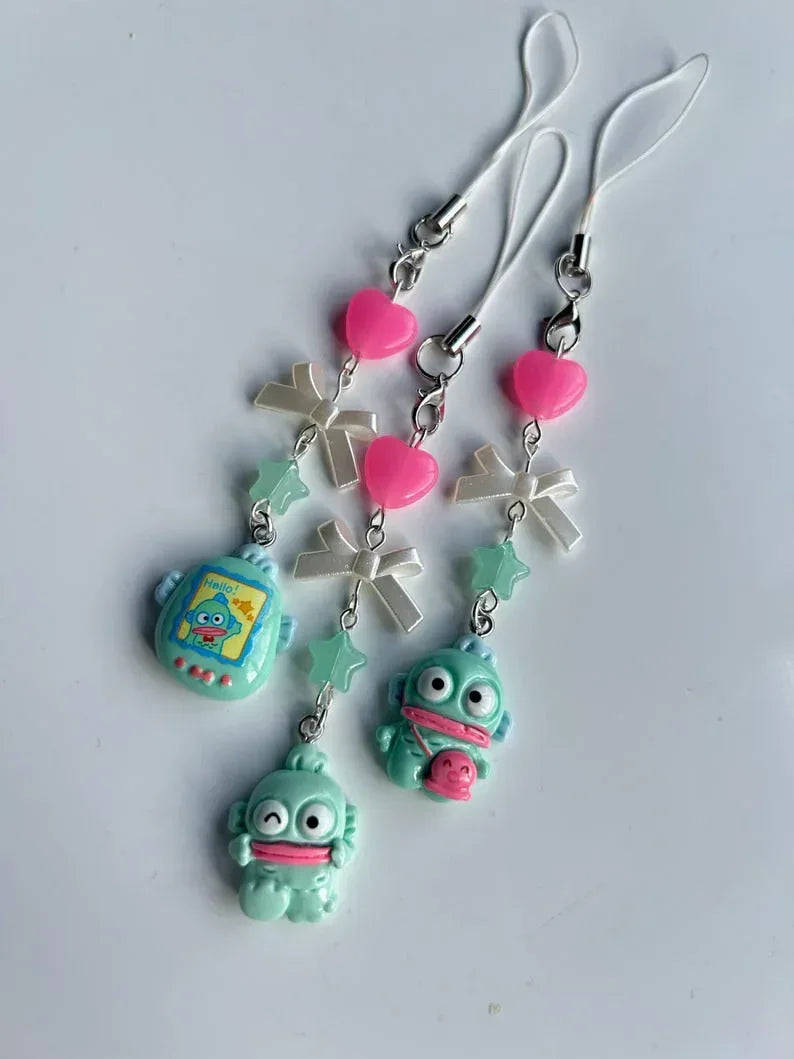 Handmade Hangyodon Phone Charm Sanriocore Beadsbylillixx