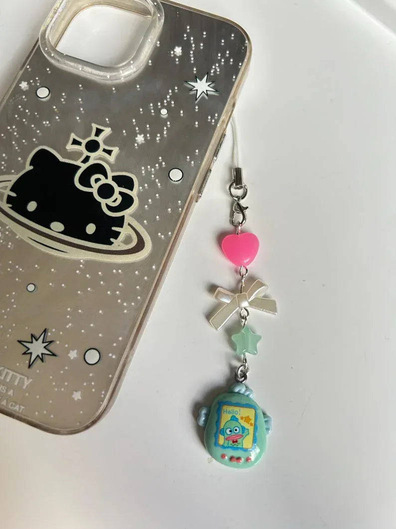 Handmade Hangyodon Phone Charm Sanriocore Beadsbylillixx