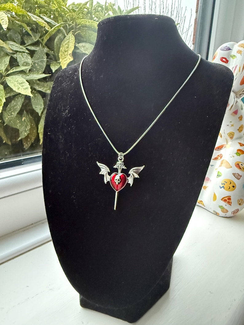 Handmade Kawaii Cute Gothic Snake Chain Necklace Beadsbylillixx